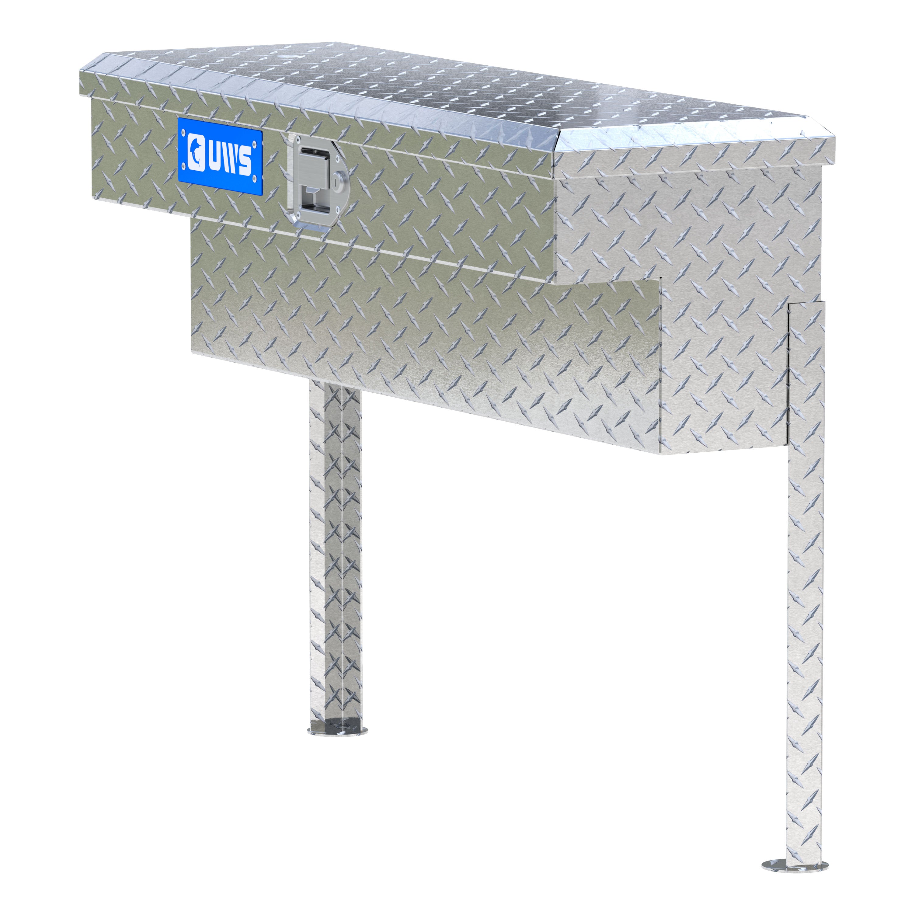 UWS TBSM-36 Bright Aluminum 36" Truck Side Tool Box (LTL Shipping Only)