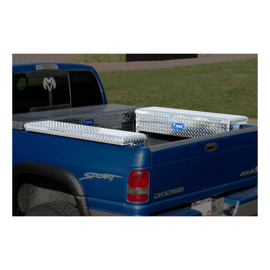 UWS TBSM-48-LP Bright Aluminum 48" Truck Side Tool Box with Low Profile (LTL Shipping Only)