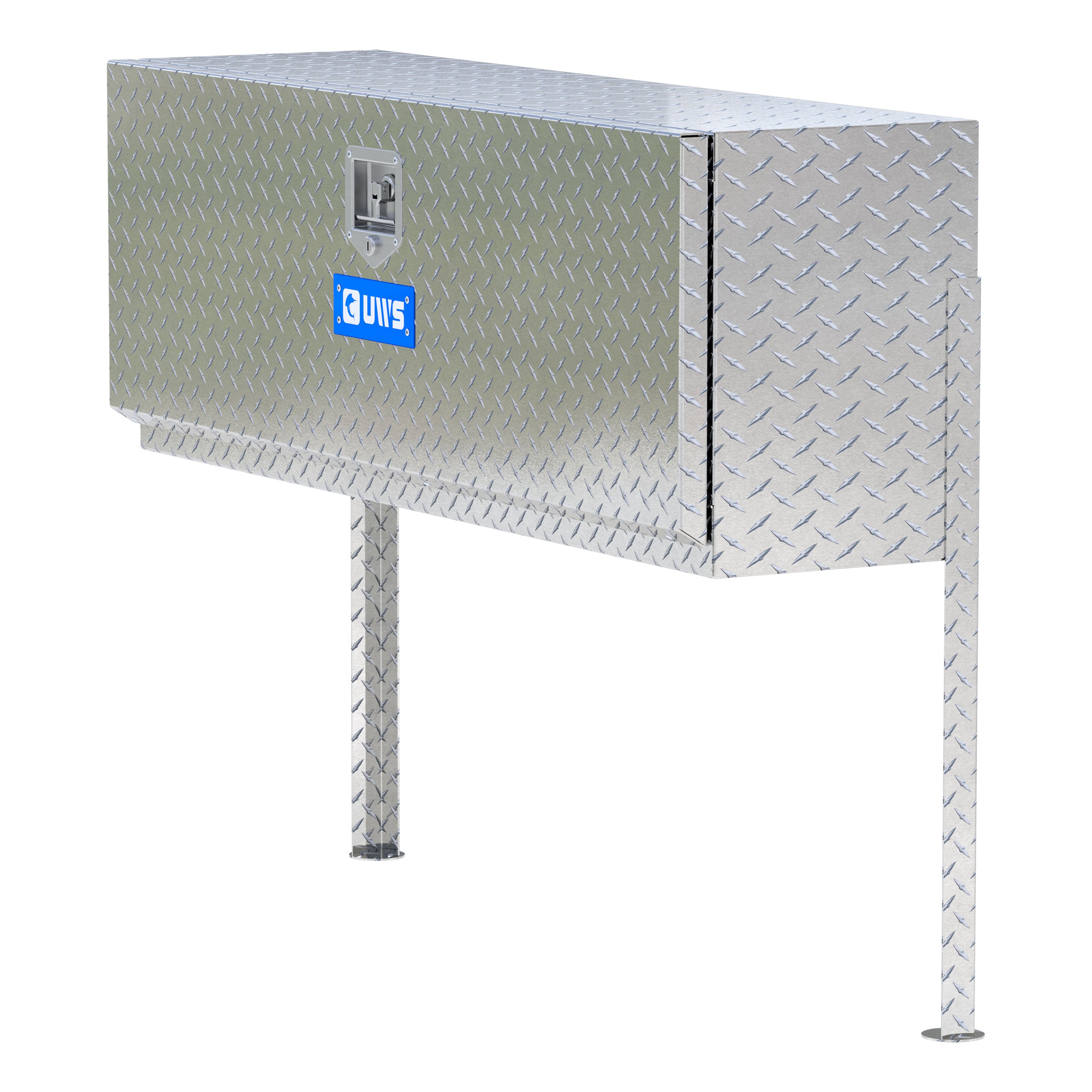 UWS TBTS-48 Bright Aluminum 48" Single-Door Topside Truck Tool Box (LTL Shipping Only)