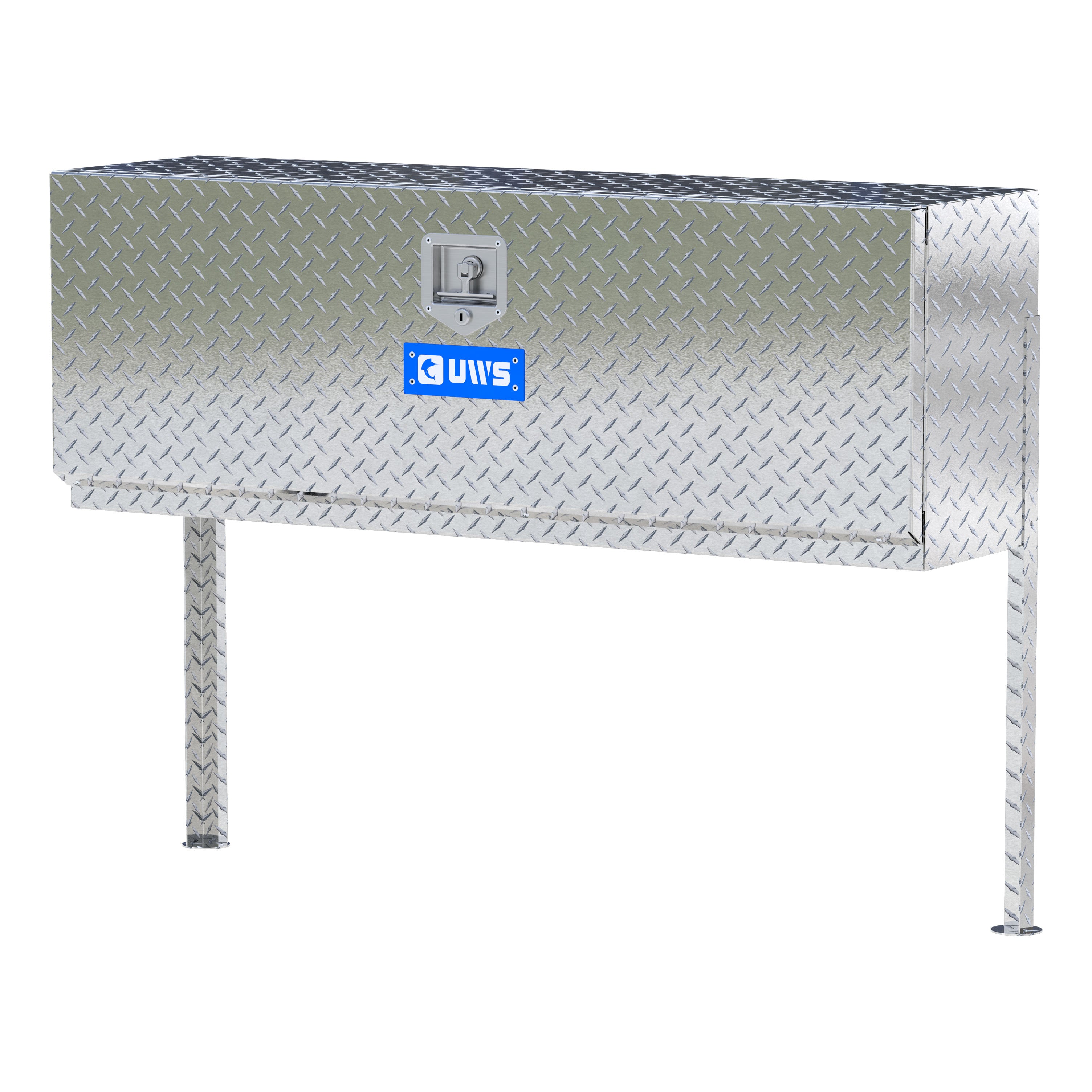 UWS TBTS-48 Bright Aluminum 48" Single-Door Topside Truck Tool Box (LTL Shipping Only)