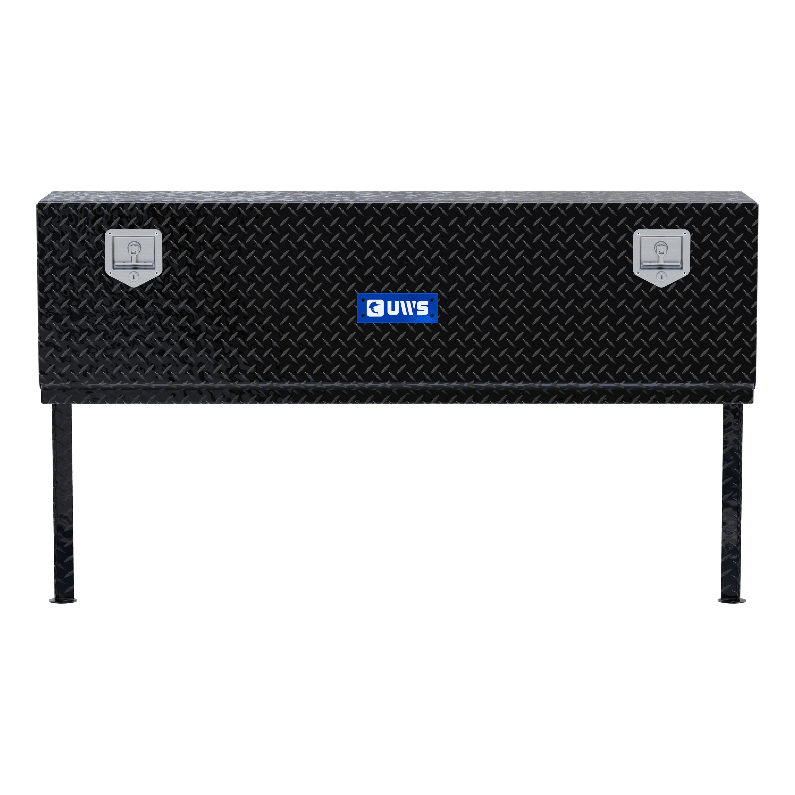UWS TBTS-60-BLK Gloss Black Aluminum 60" Single-Door Topside Truck Tool Box (LTL Shipping Only)