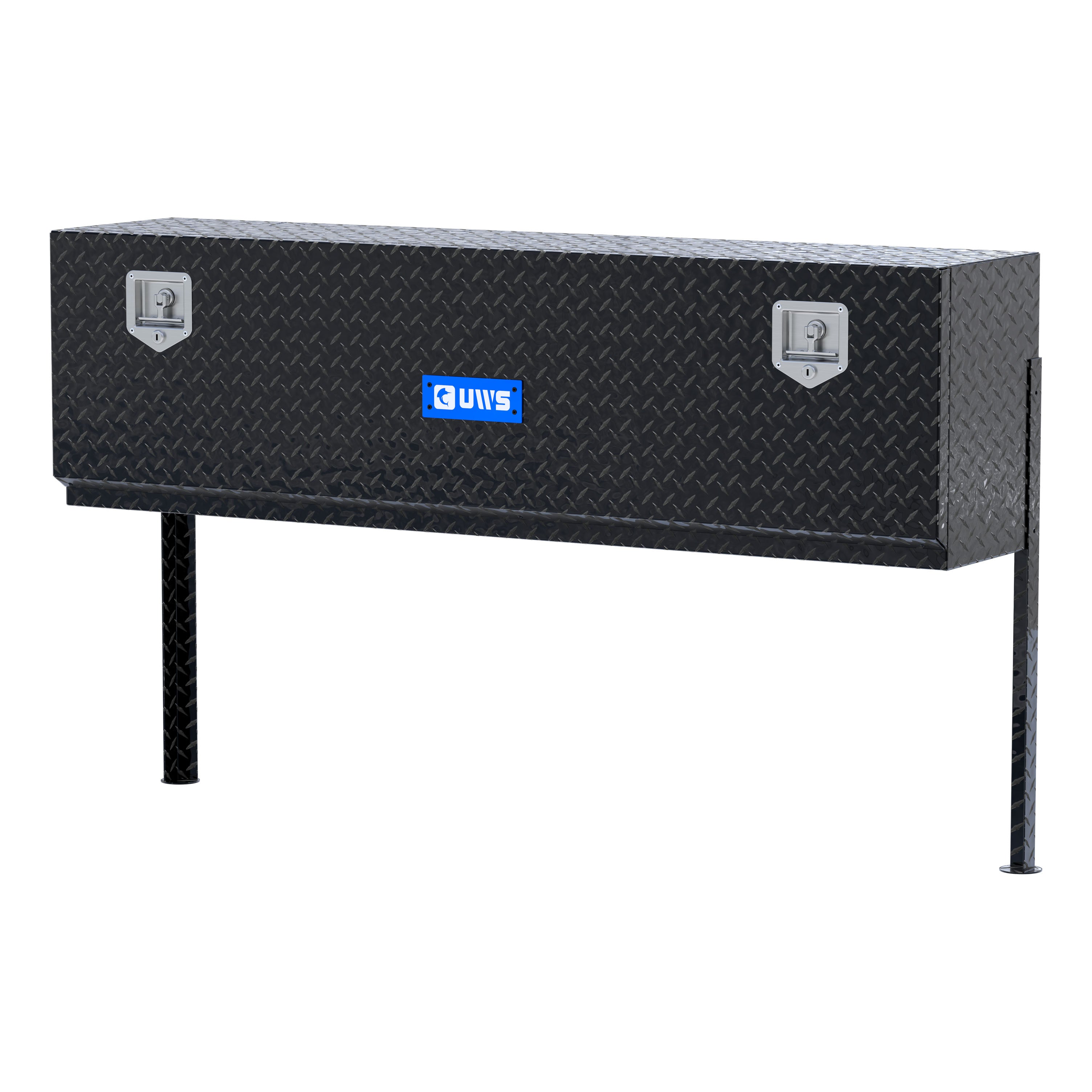 UWS TBTS-60-BLK Gloss Black Aluminum 60" Single-Door Topside Truck Tool Box (LTL Shipping Only)