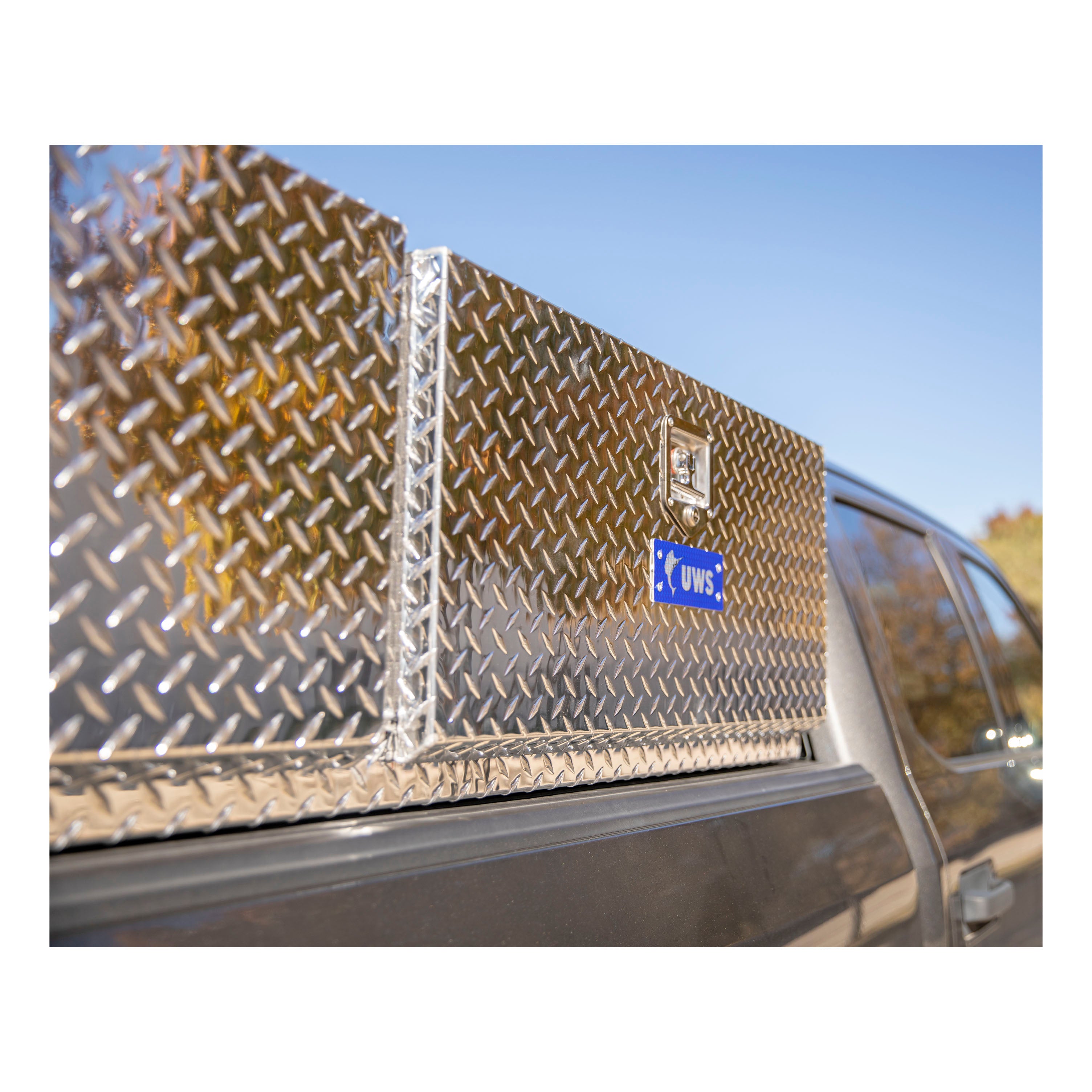 UWS TBTS-72 Bright Aluminum 72" Double-Door Topside Truck Tool Box (LTL Shipping Only)