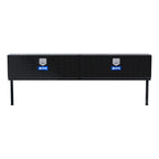 UWS TBTS-96-BLK Gloss Black Aluminum 96" Double-Door Topside Truck Tool Box