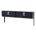 UWS TBTS-96-BLK Gloss Black Aluminum 96" Double-Door Topside Truck Tool Box