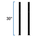 UWS TBTS-LEGS-BLK Replacement Topside Truck Tool Box Leg