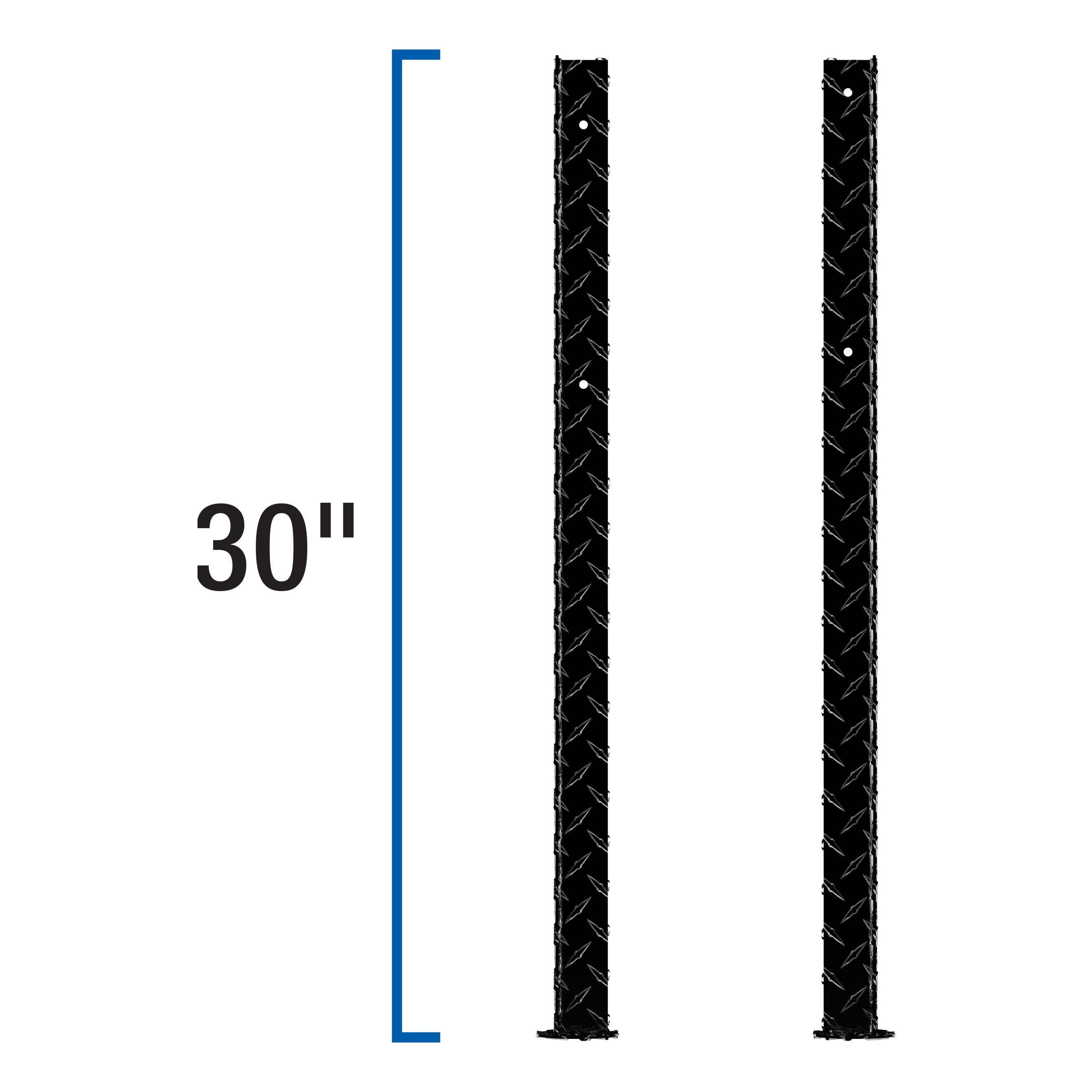UWS TBTS-LEGS-BLK Replacement Topside Truck Tool Box Leg