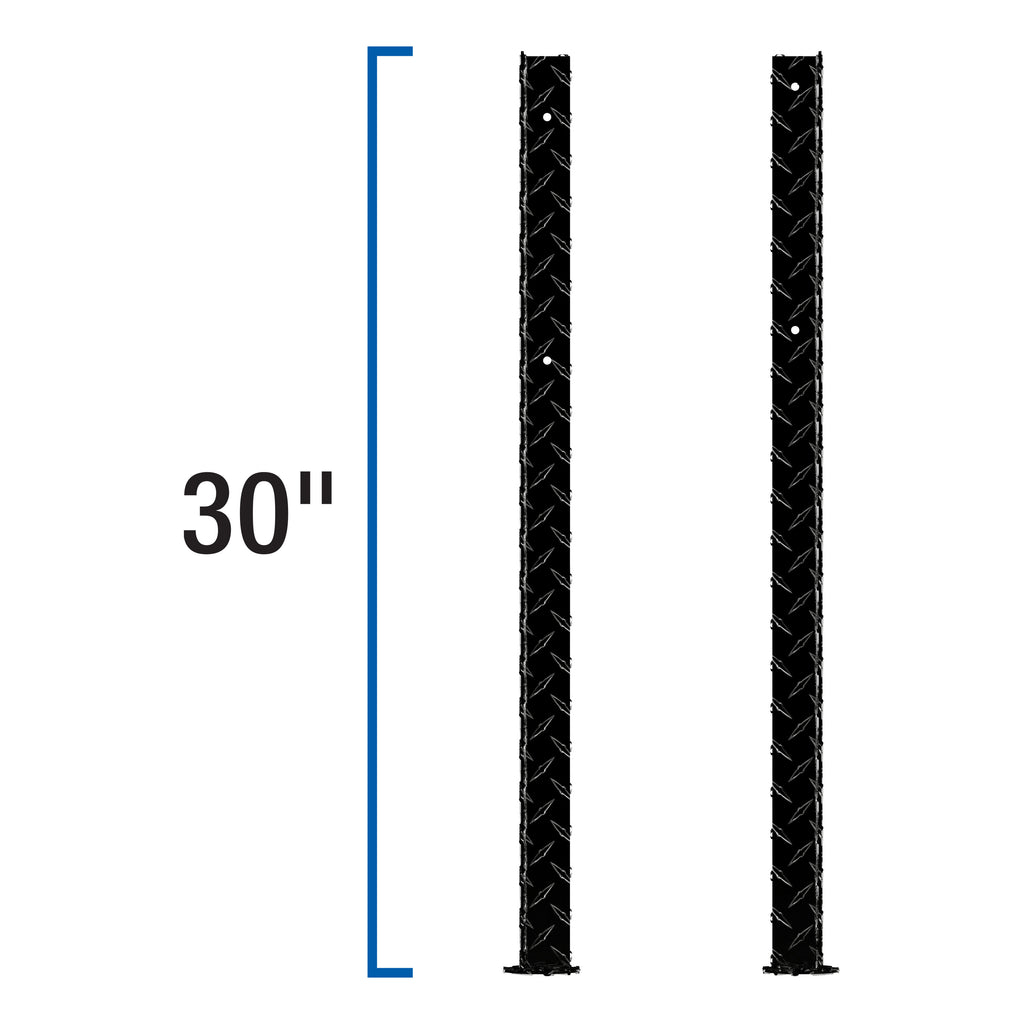UWS TBTS-LEGS-BLK Replacement Topside Truck Tool Box Leg
