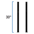UWS TBTS-LEGS-BLK Replacement Topside Truck Tool Box Leg