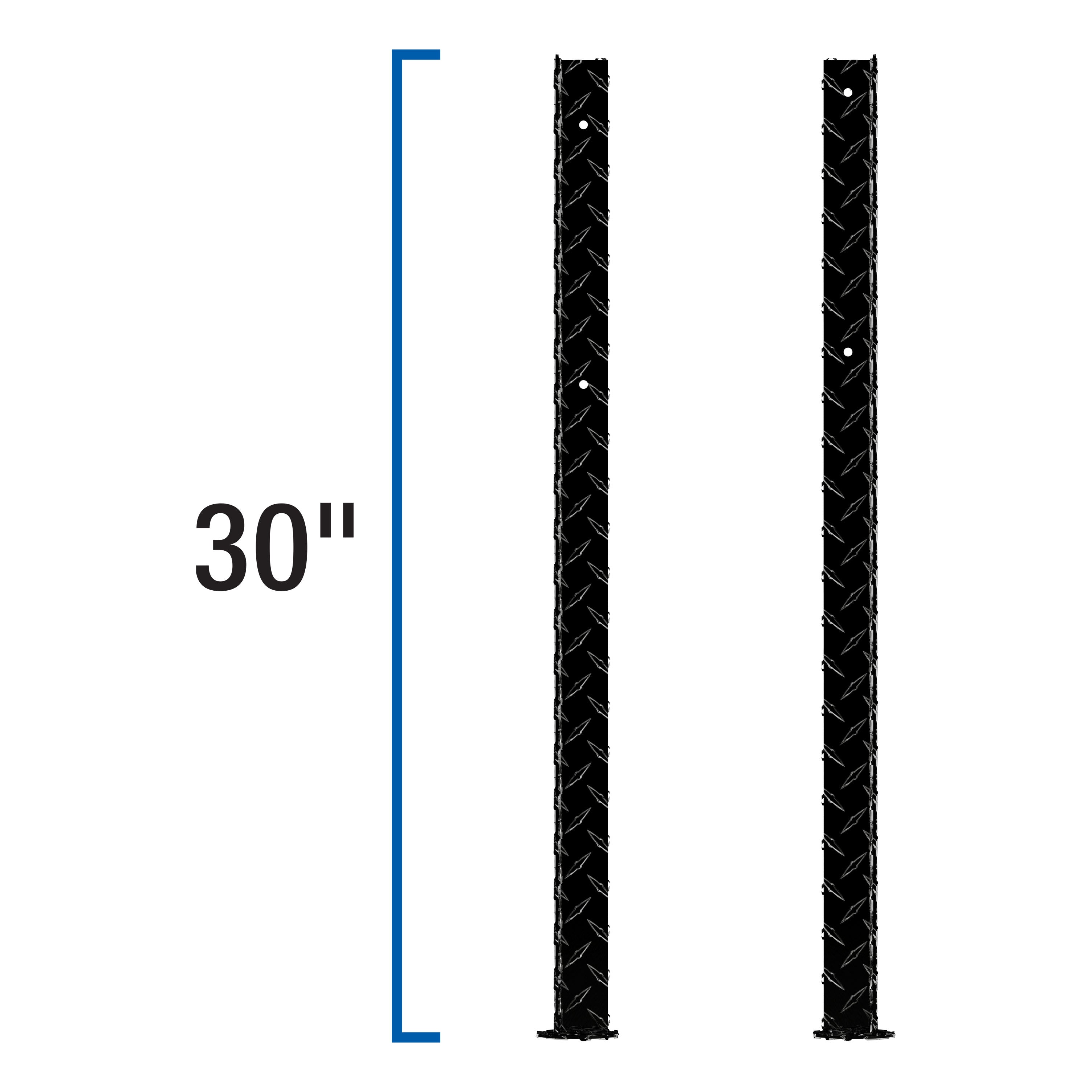 UWS TBTS-LEGS-BLK Replacement Topside Truck Tool Box Leg