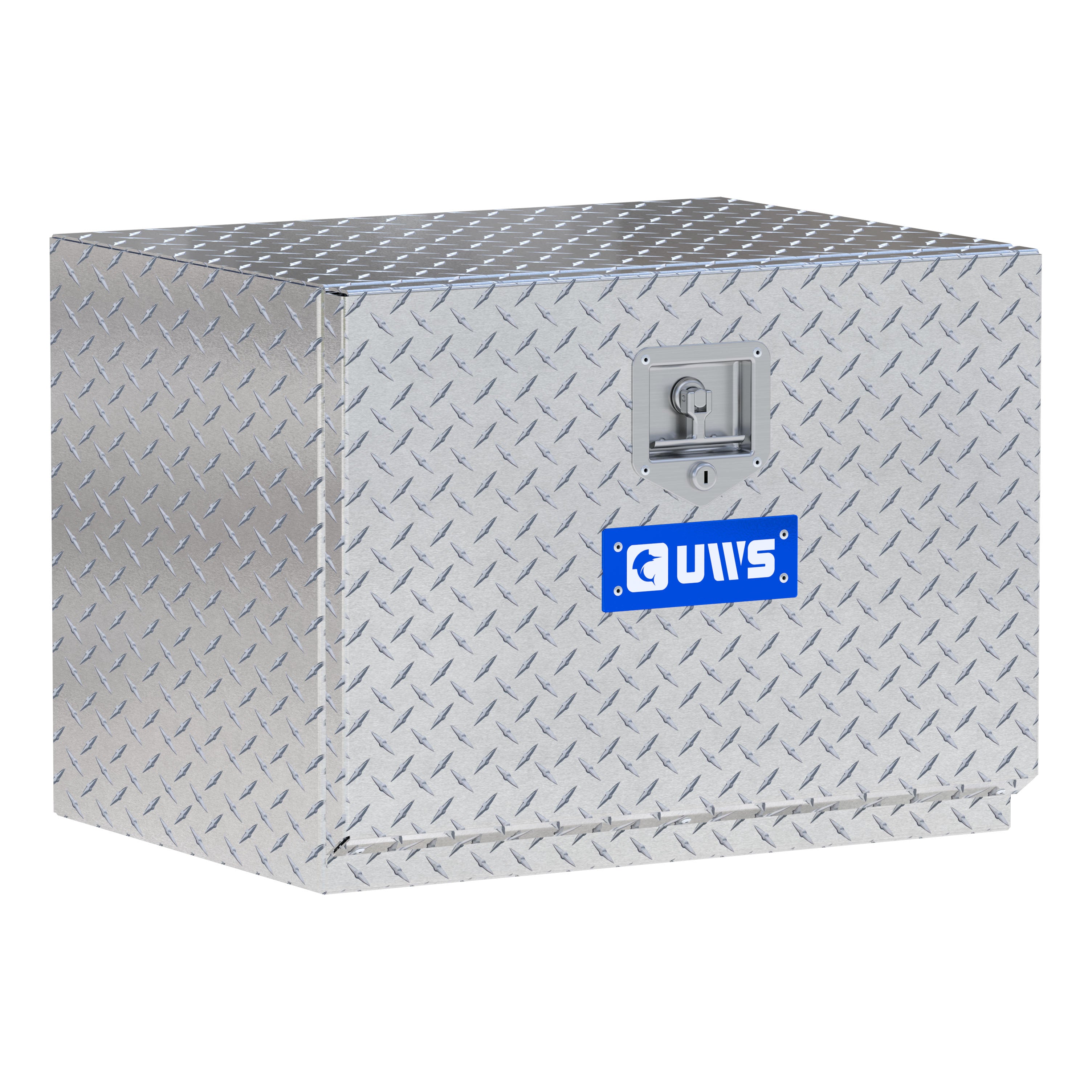 UWS TBUB-24 Bright Aluminum 24" Single-Door Underbody Tool Box (LTL Shipping Only)