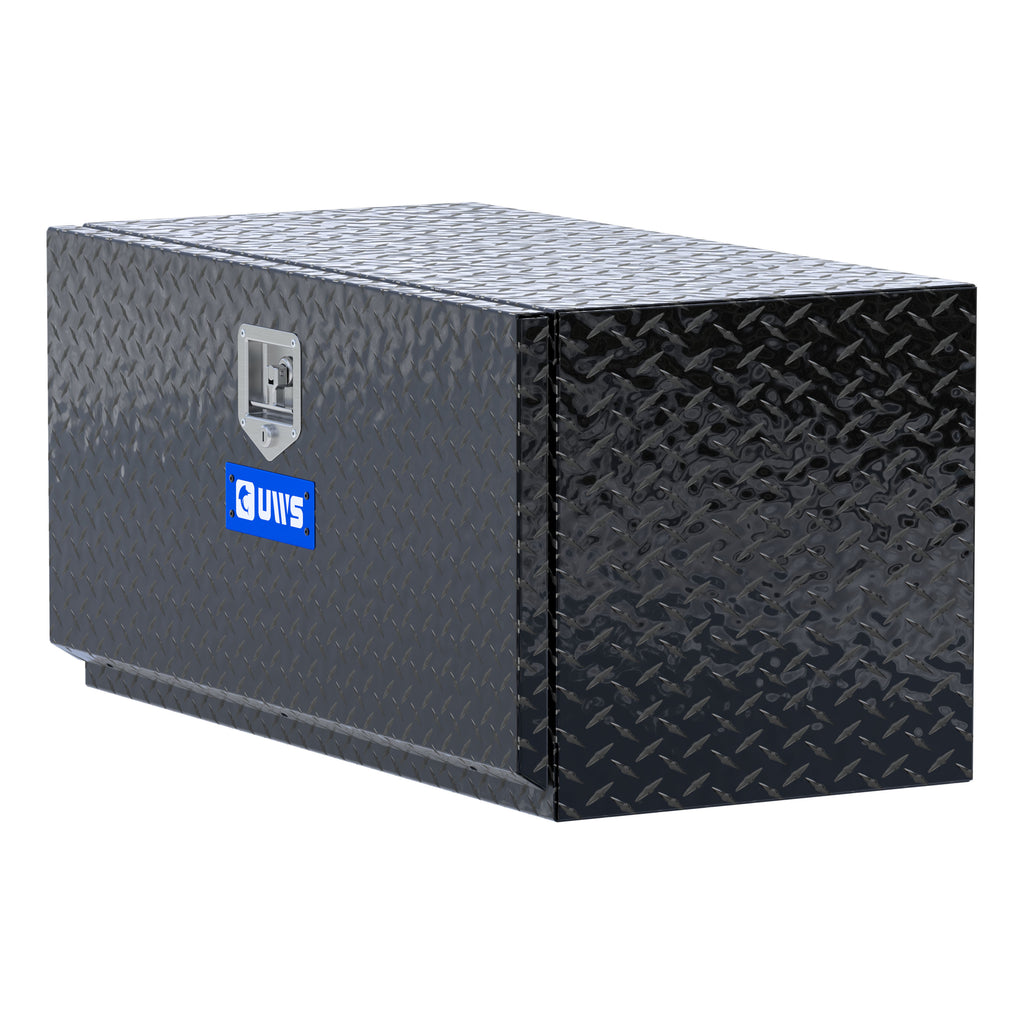 UWS TBUB-36-BLK Gloss Black Aluminum 36" Single-Door Underbody Tool Box (LTL Shipping Only)