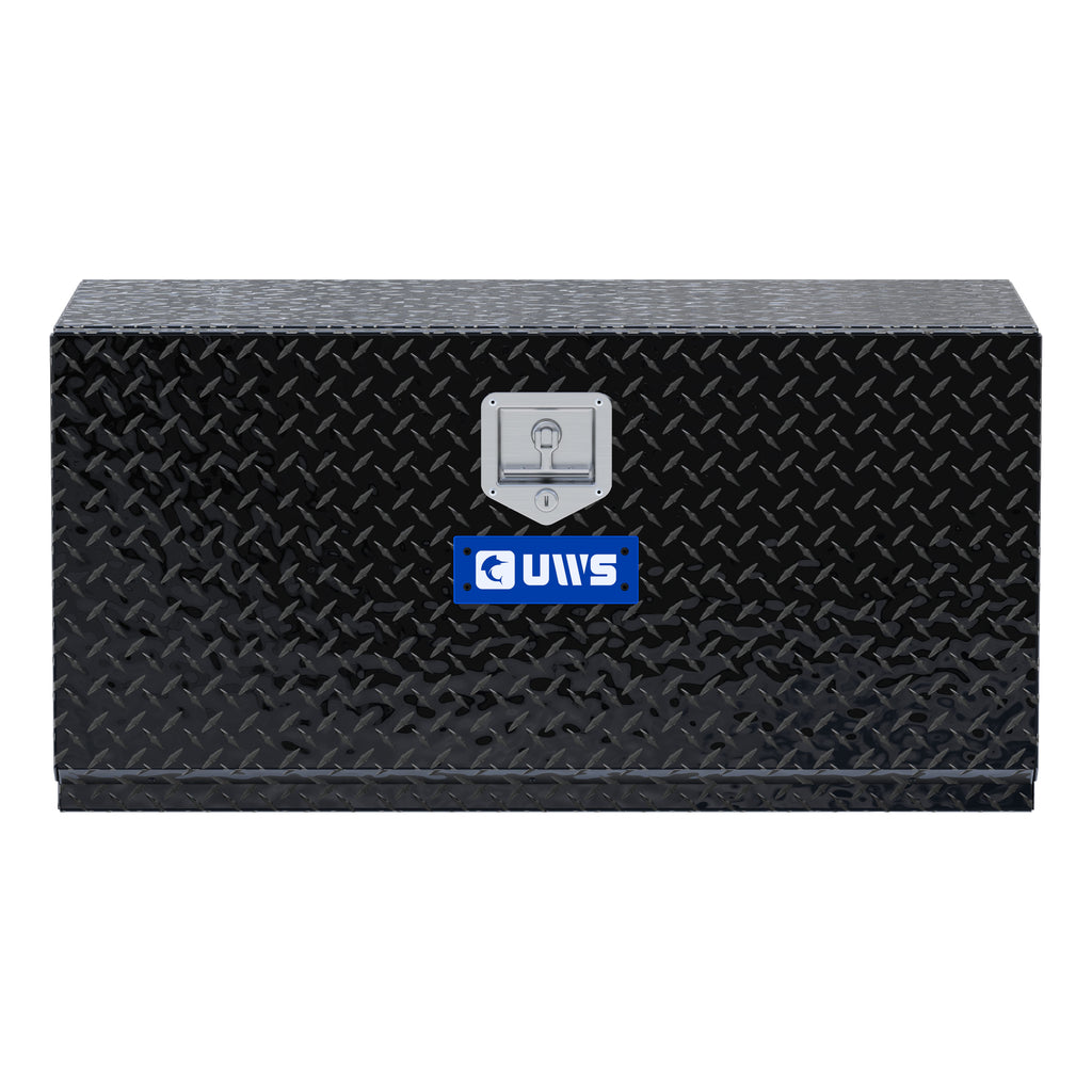 UWS TBUB-36-BLK Gloss Black Aluminum 36" Single-Door Underbody Tool Box (LTL Shipping Only)