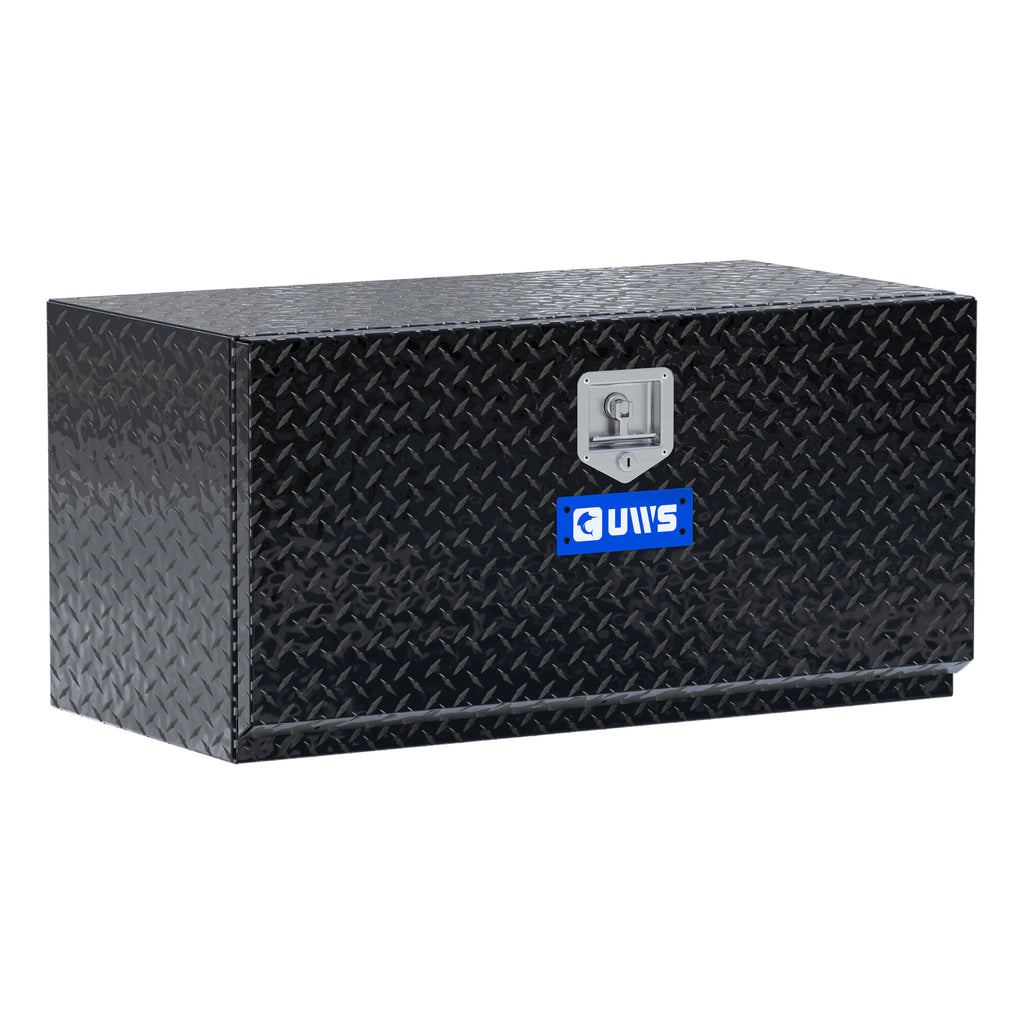 UWS TBUB-36-BLK Gloss Black Aluminum 36" Single-Door Underbody Tool Box (LTL Shipping Only)