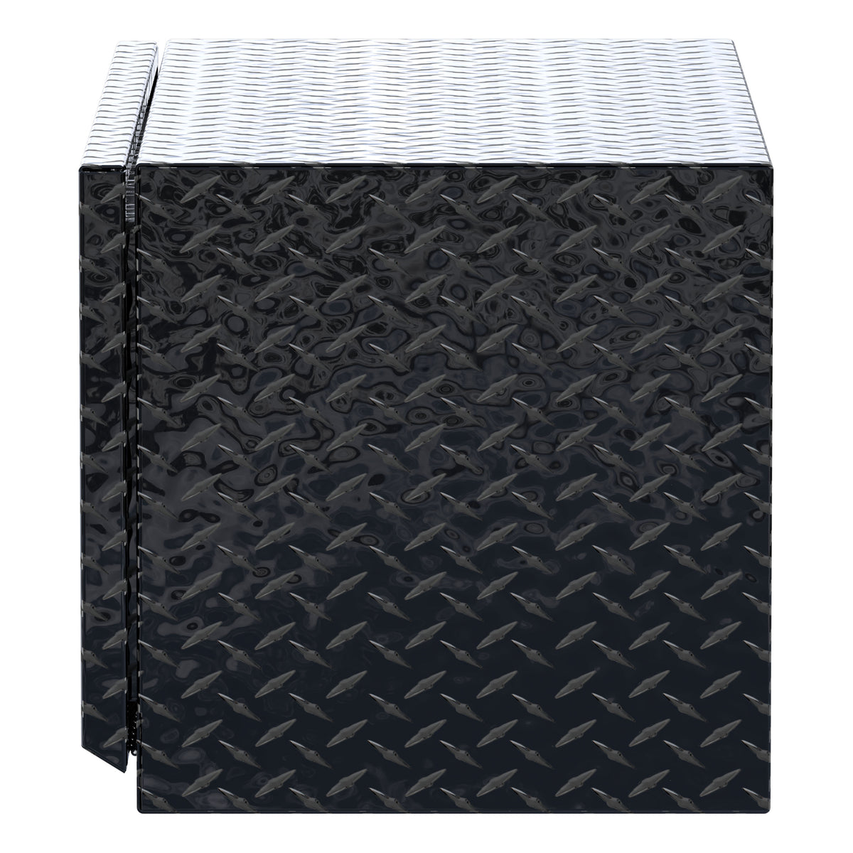 UWS TBUB-36-BLK Gloss Black Aluminum 36" Single-Door Underbody Tool Box (LTL Shipping Only)