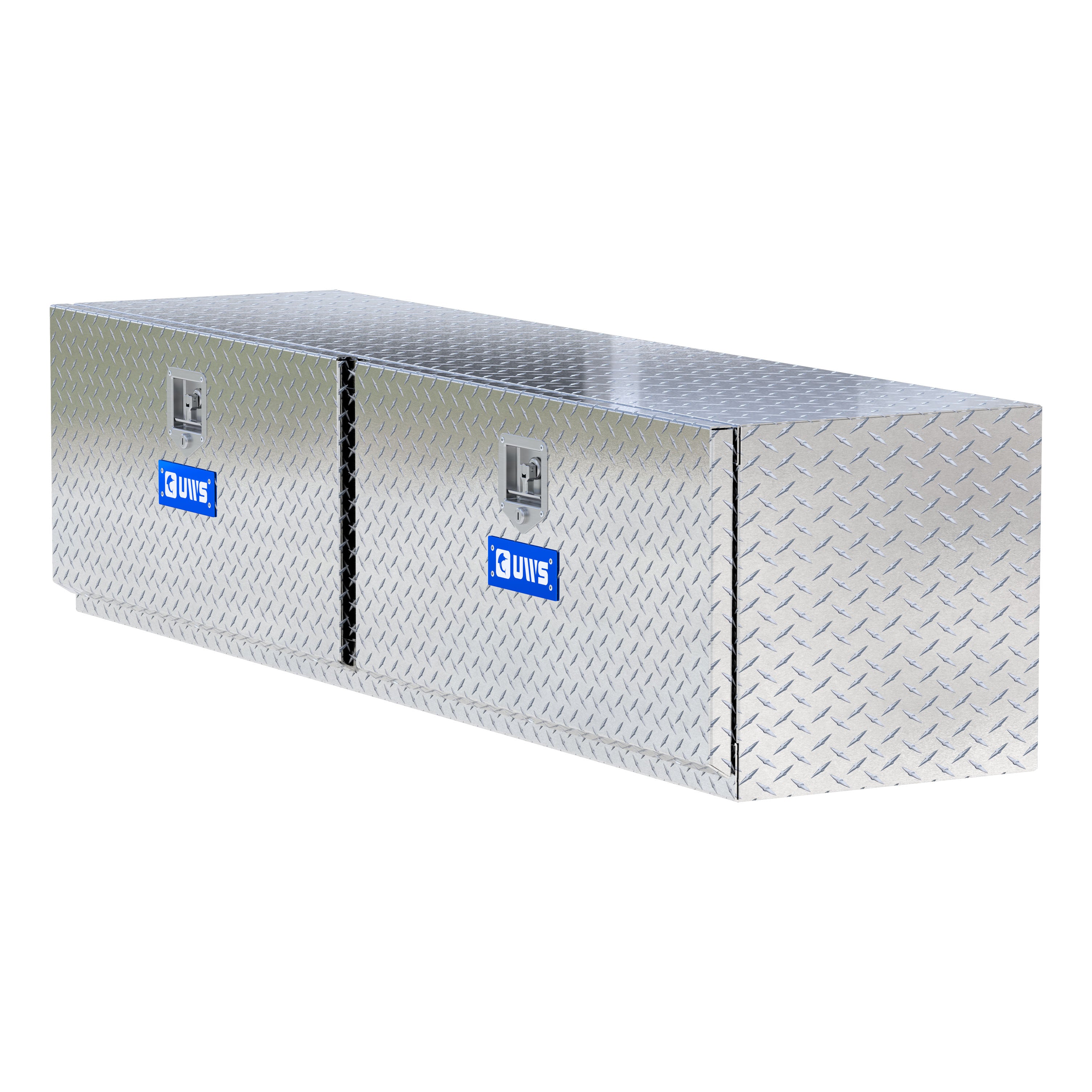 UWS TBUB-72 Bright Aluminum 72" Double-Door Underbody Tool Box (LTL Shipping Only)