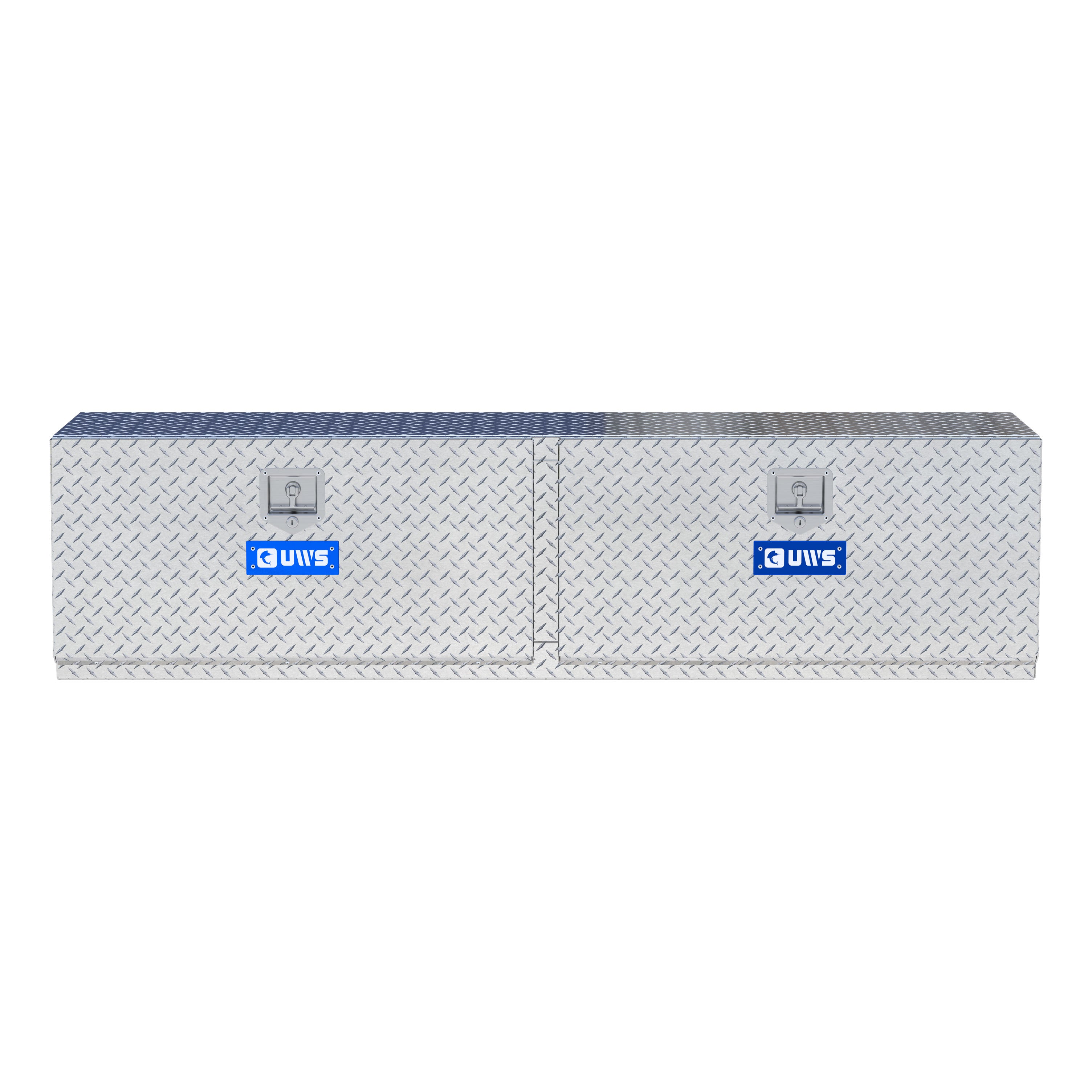 UWS TBUB-72 Bright Aluminum 72" Double-Door Underbody Tool Box (LTL Shipping Only)