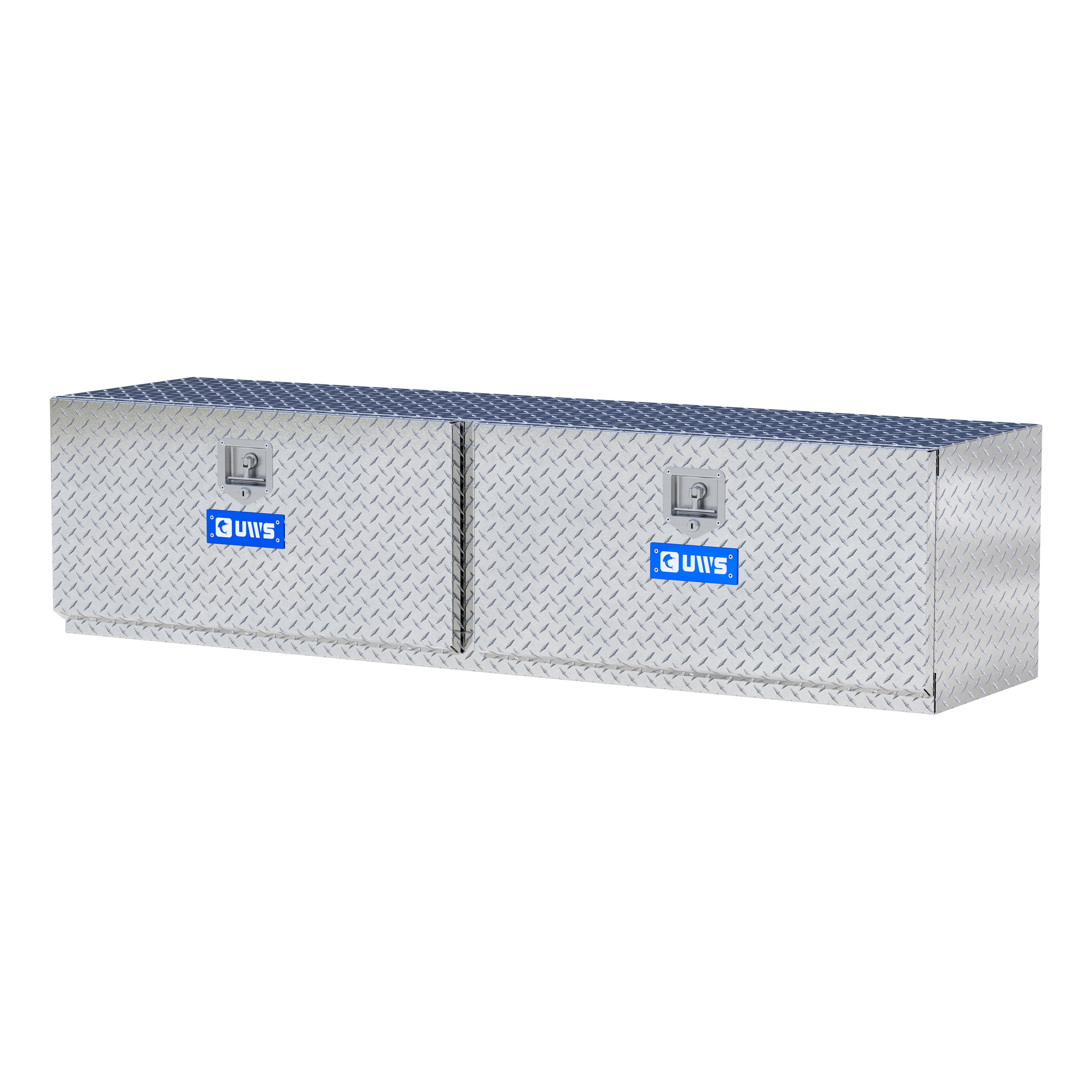 UWS TBUB-72 Bright Aluminum 72" Double-Door Underbody Tool Box (LTL Shipping Only)