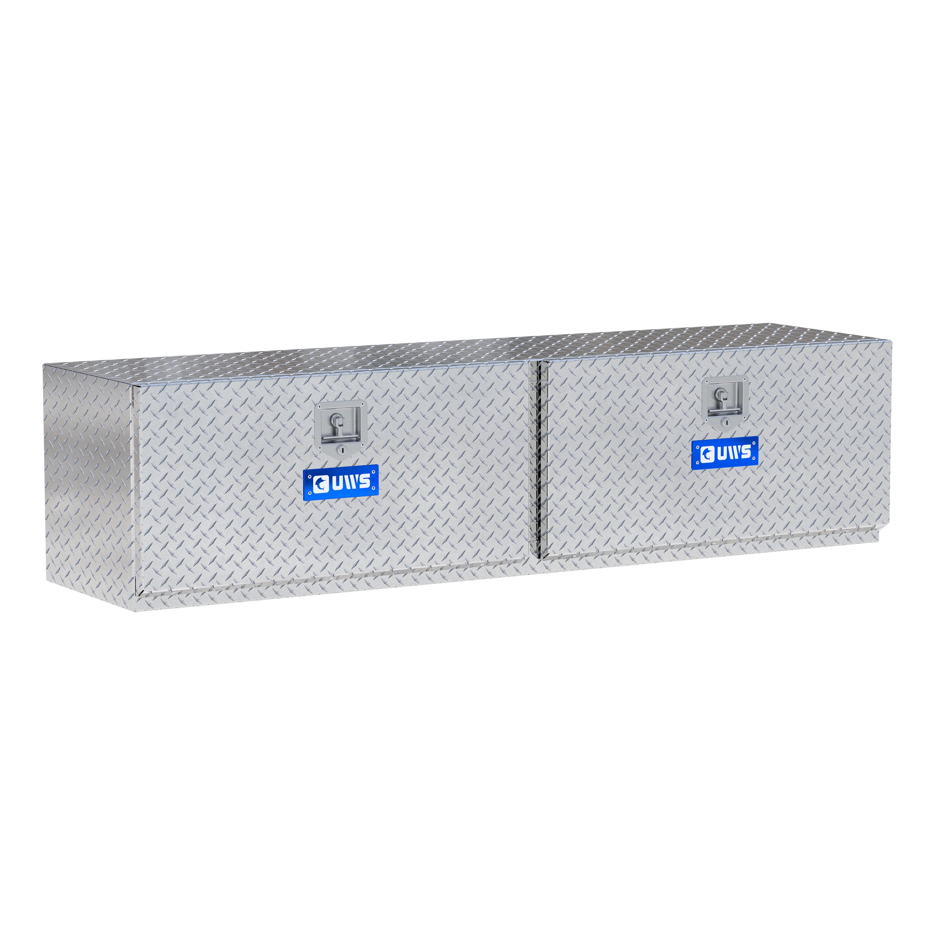 UWS TBUB-72 Bright Aluminum 72" Double-Door Underbody Tool Box (LTL Shipping Only)