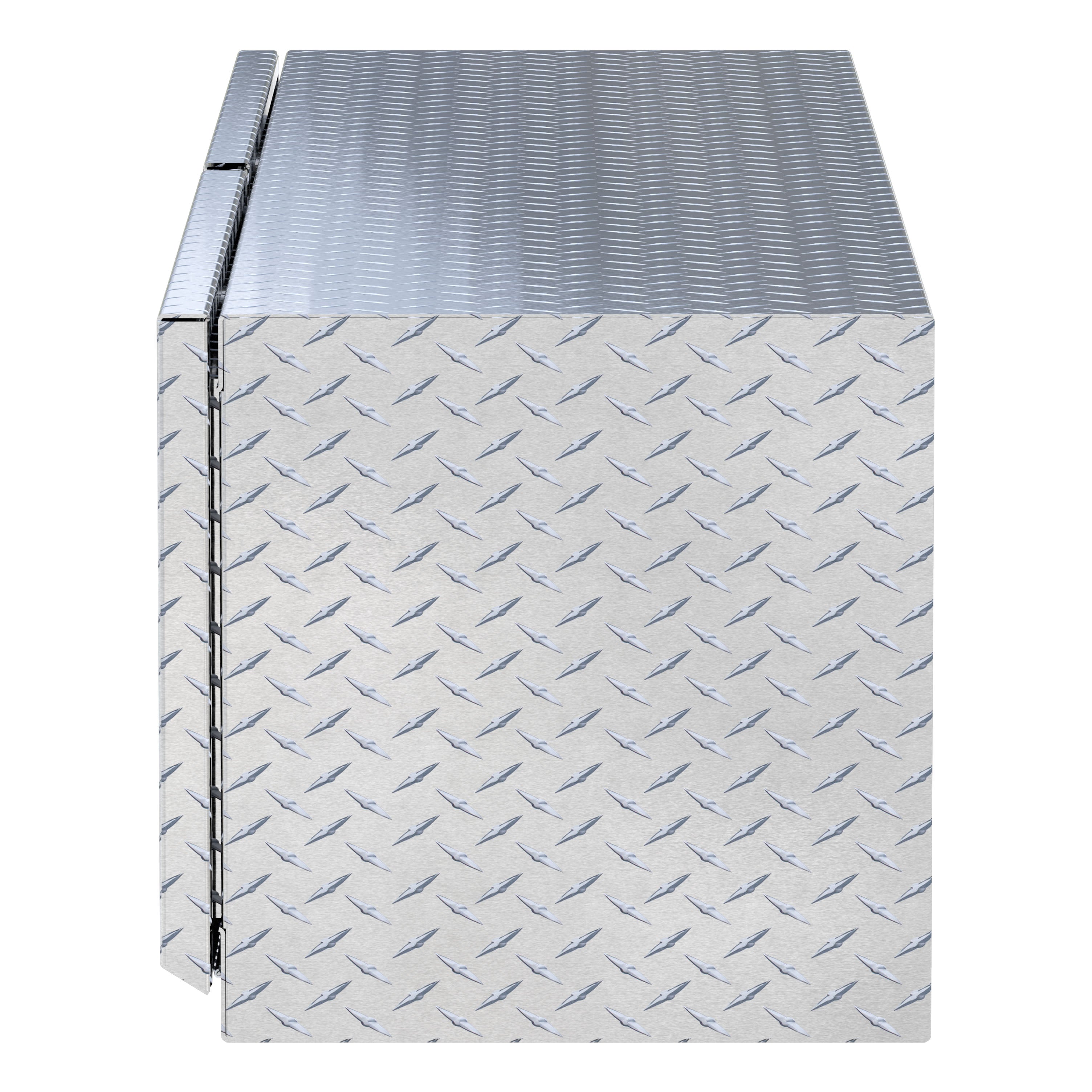 UWS TBUB-72 Bright Aluminum 72" Double-Door Underbody Tool Box (LTL Shipping Only)