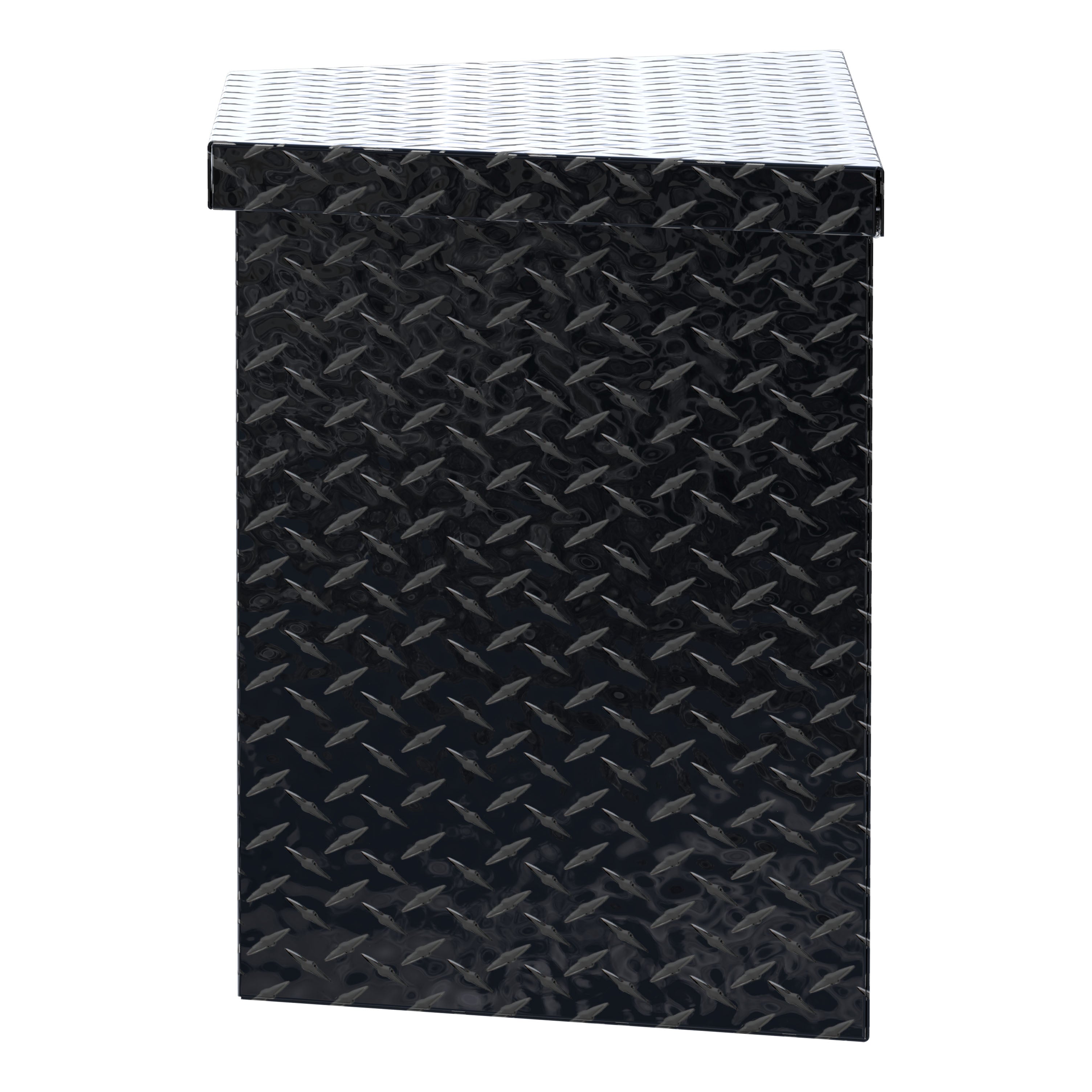 UWS TBV-34-BLK Gloss Black Aluminum 34" Trailer Tongue Box (LTL Shipping Only)