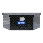 UWS TBV-34-LP-BLK Gloss Black Aluminum 34" Trailer Tongue Box with Low Profile (LTL Shipping Only)