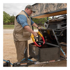 UWS TBV-34-LP-BLK Gloss Black Aluminum 34" Trailer Tongue Box with Low Profile (LTL Shipping Only)