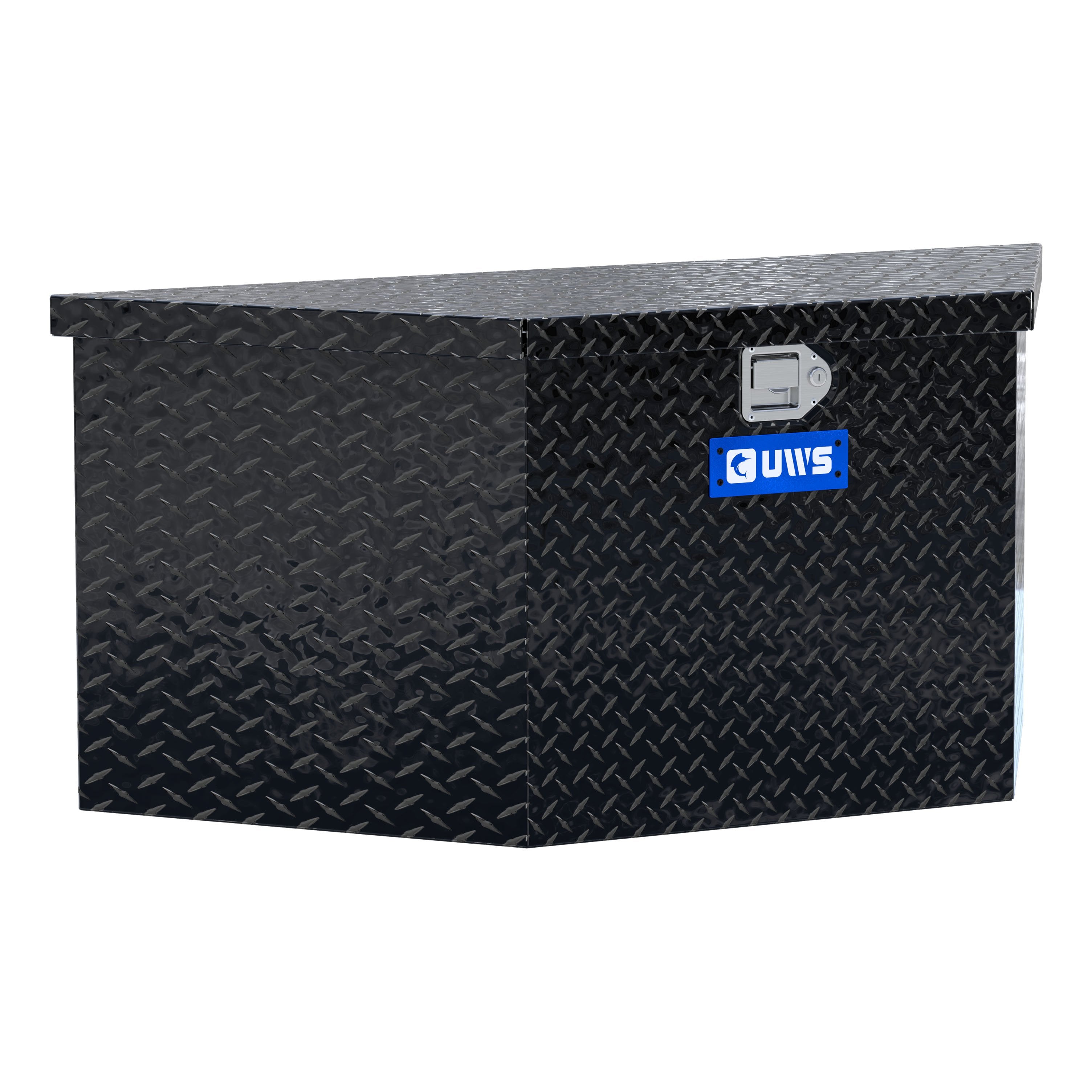 UWS TBV-49-BLK Gloss Black Aluminum 49" Trailer Tongue Box (LTL Shipping Only)