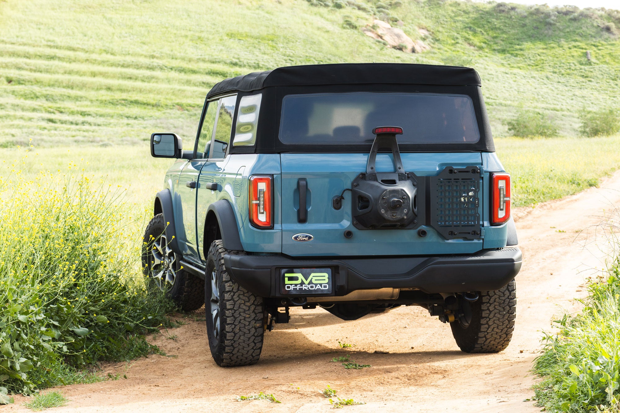2021 2025 Ford Bronco Tailgate Reinforcement Molle Panel DV8 Offroad