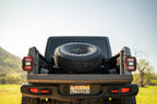 2020 2025 Jeep Gladiator JT Adjustable In Bed Tire Carrier DV8 Offroad