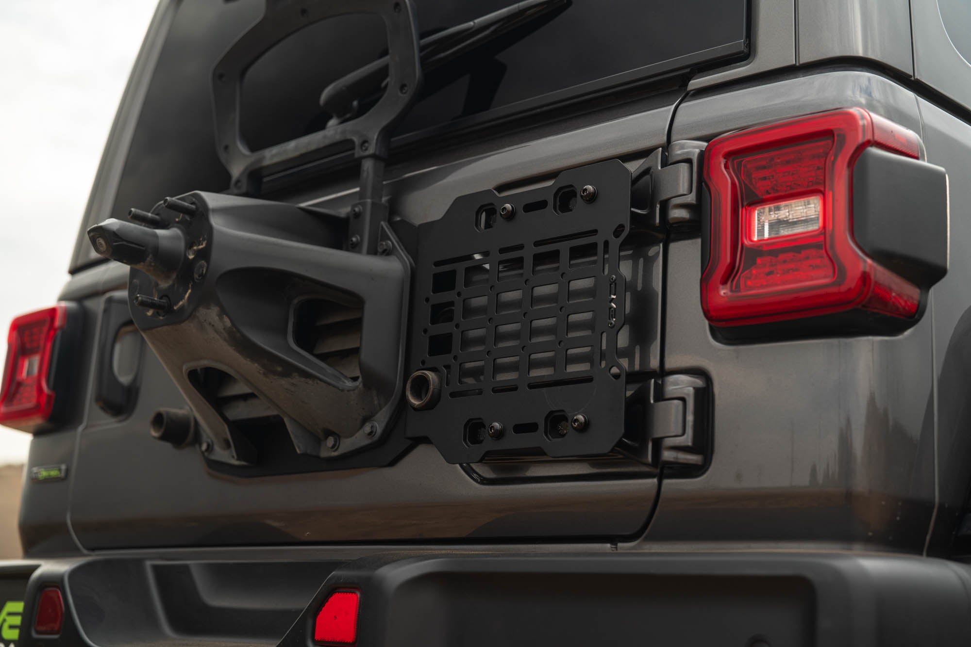 2018 2025 Jeep Wrangler JL Tailgate Reinforcement Molle Panel DV8 Offroad