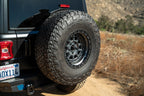 2018 2025 Jeep Wrangler JL, JLU Mto Series Bumper Spare Tire Swing Gate DV8 Offroad