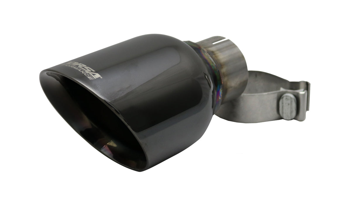 Single 4.5 Inch Black Pro-Series Tip (Clamp Included) 2.5 Inch Inlet Fits 11-Present Dodge Durango, 5.7L V8 (2 Required) Stainless Steel Corsa Performance