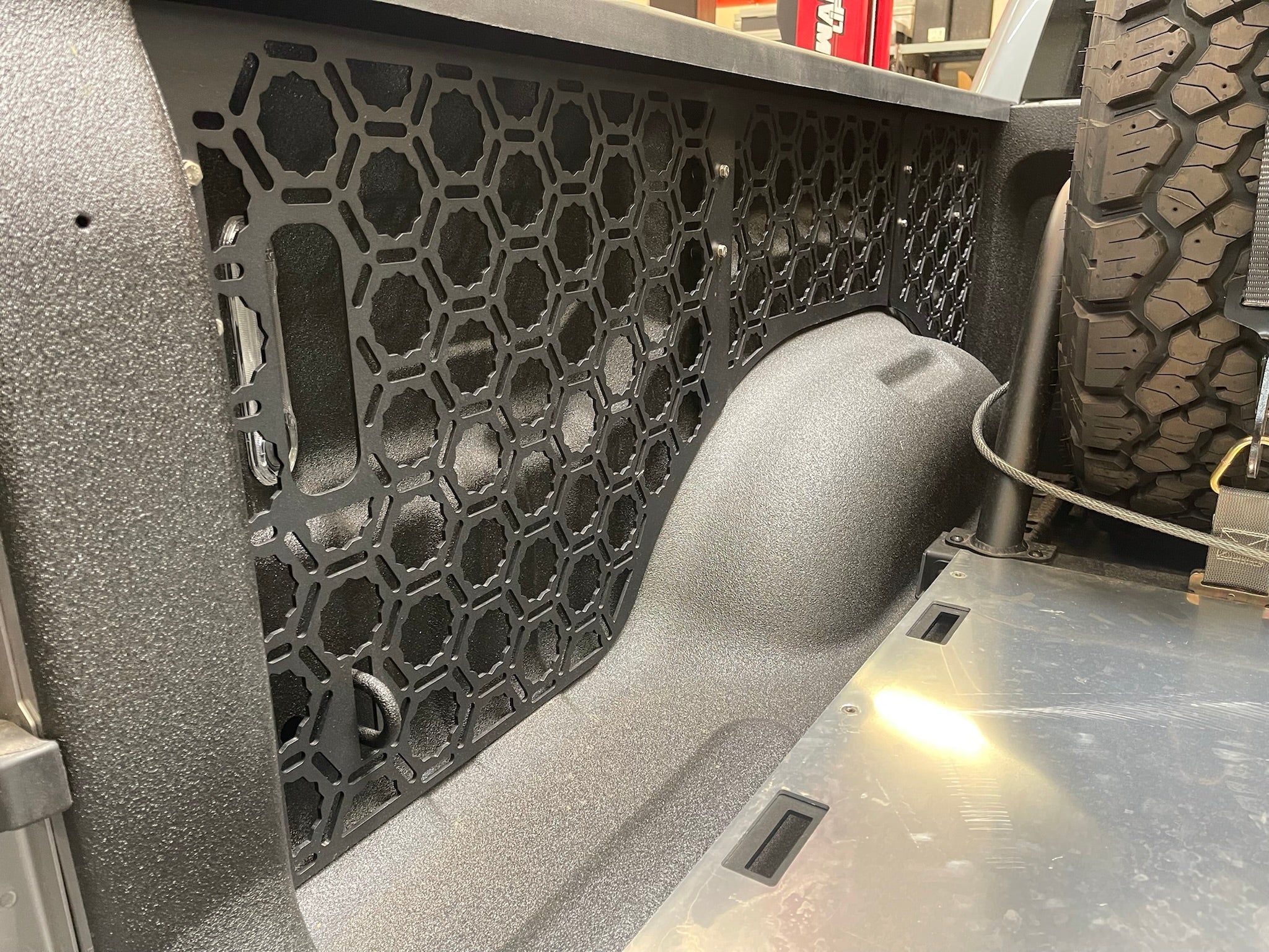 Foutz Motorsports Bed Organizer Panel kit - one side 2021-2024 Ram 1500 TRX