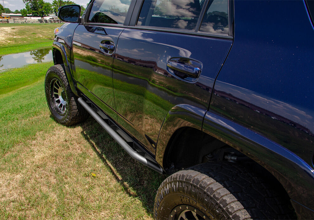 TrailSlider Step System Cab Length (2 Steps per Side) 2015-2025 Chevy Colorado/GMC Canyon Crew Cab Textured Black NFab