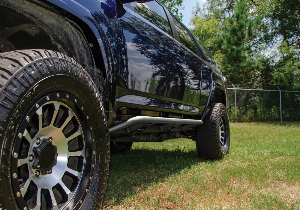 TrailSlider Step System Cab Length (2 Steps per Side) 2005-2016 Toyota Tacoma Double Cab Textured Black NFab