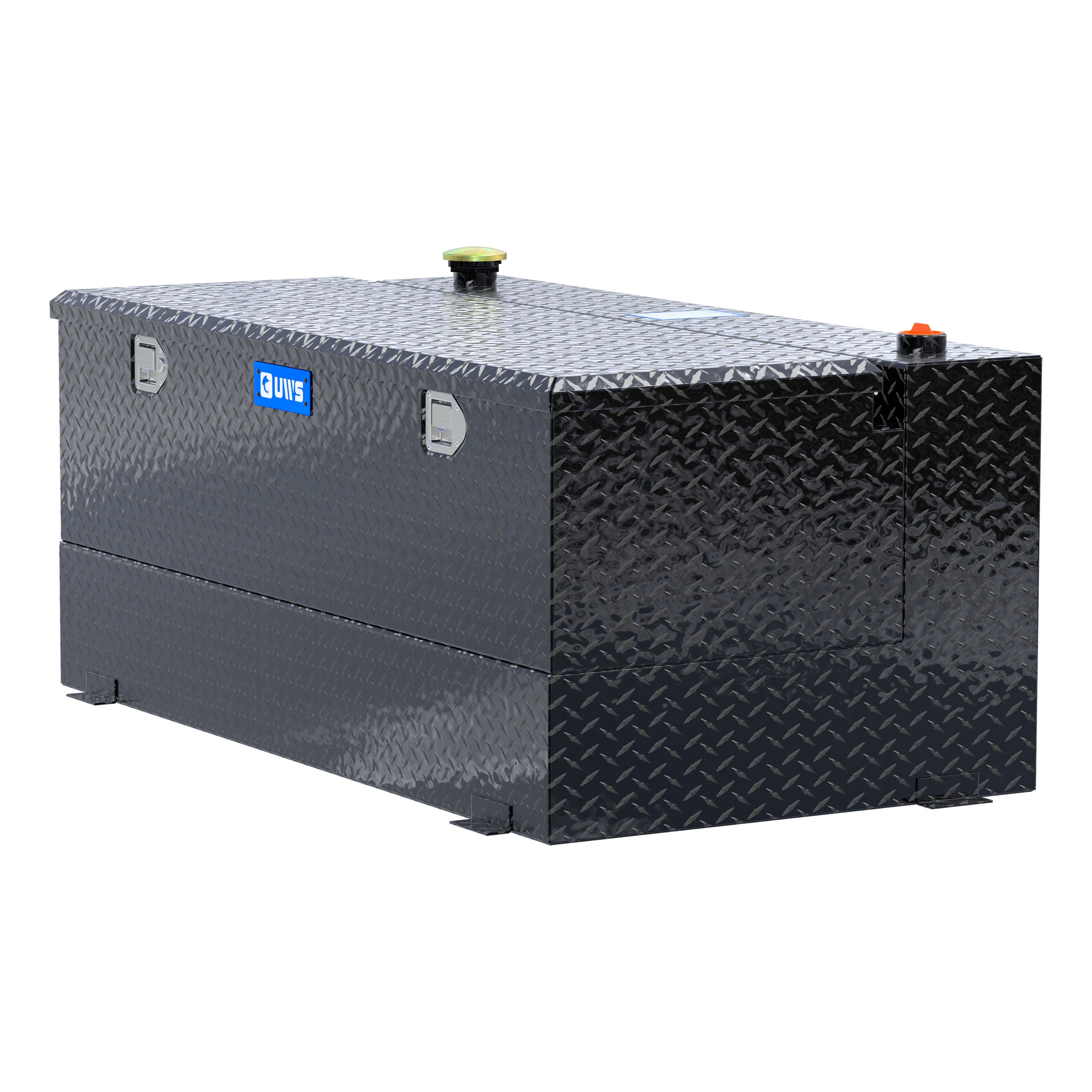 UWS TT-100-CB-B Gloss Black 100-Gallon Combo Aluminum Transfer Tank