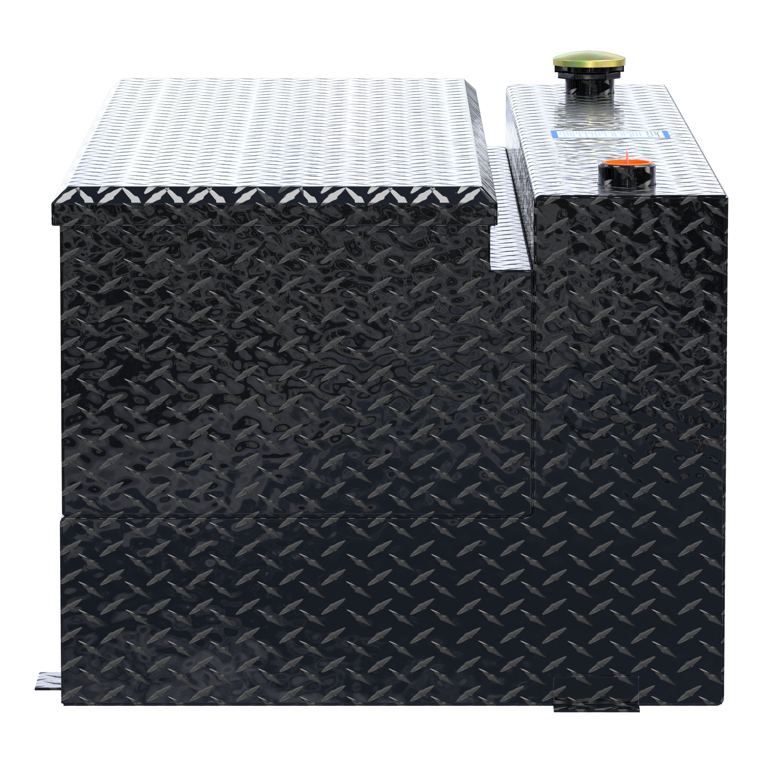 UWS TT-100-CB-B Gloss Black 100-Gallon Combo Aluminum Transfer Tank
