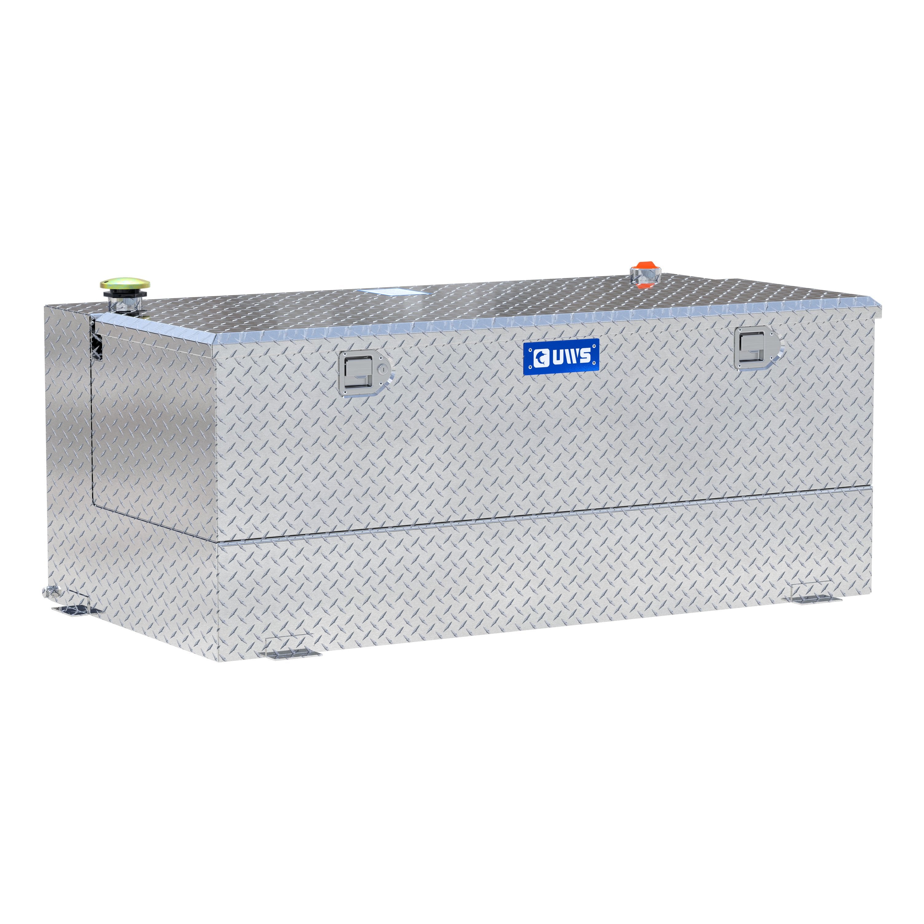 UWS TT-100-COMBO 100-Gallon Combo Bright Aluminum Transfer Tank