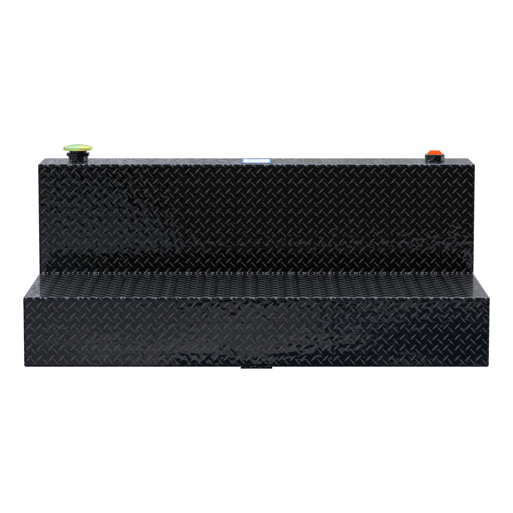 UWS TT-100-L-T-P-B Gloss Black 100-Gallon L-Shape Aluminum Transfer Tank