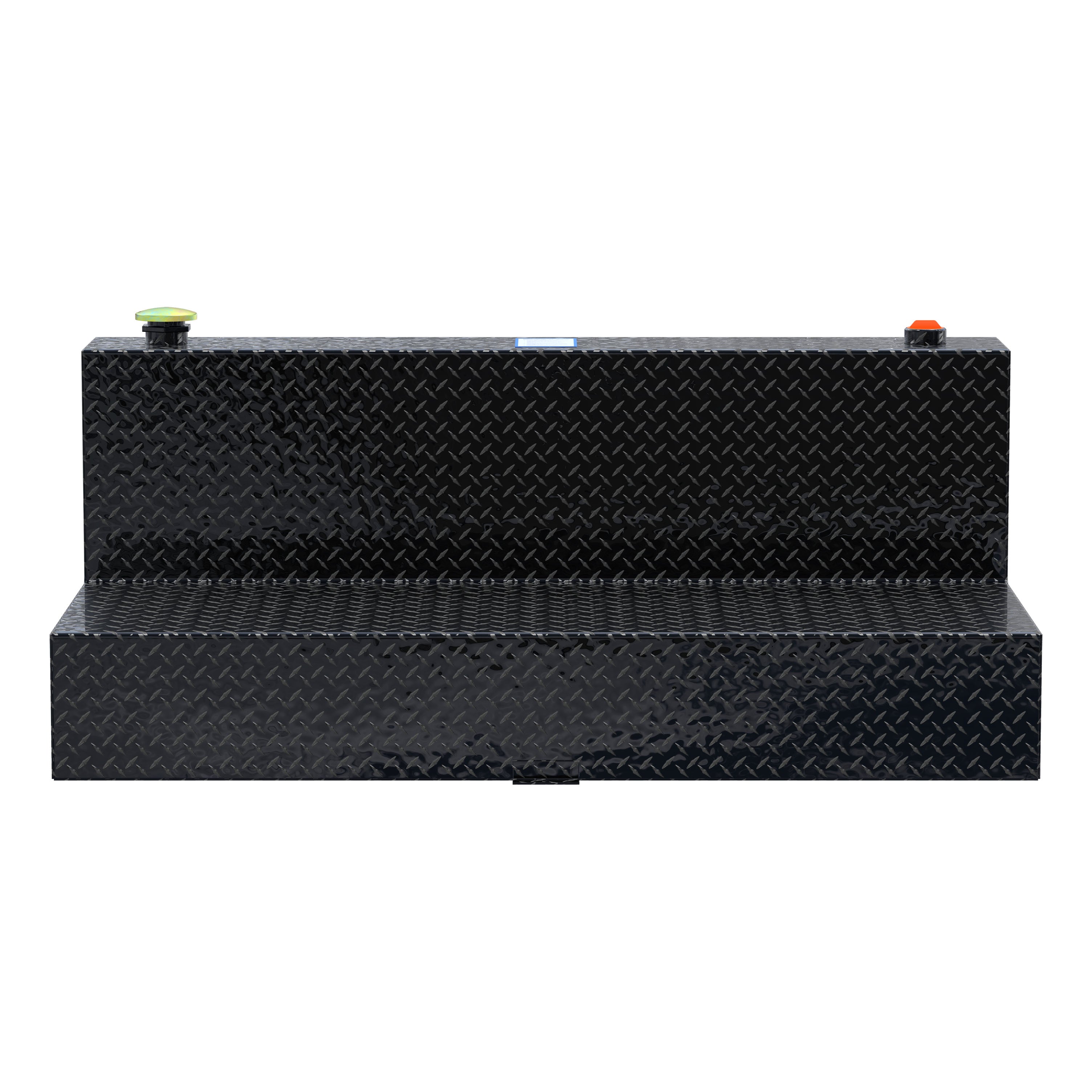 UWS TT-100-L-T-P-B Gloss Black 100-Gallon L-Shape Aluminum Transfer Tank