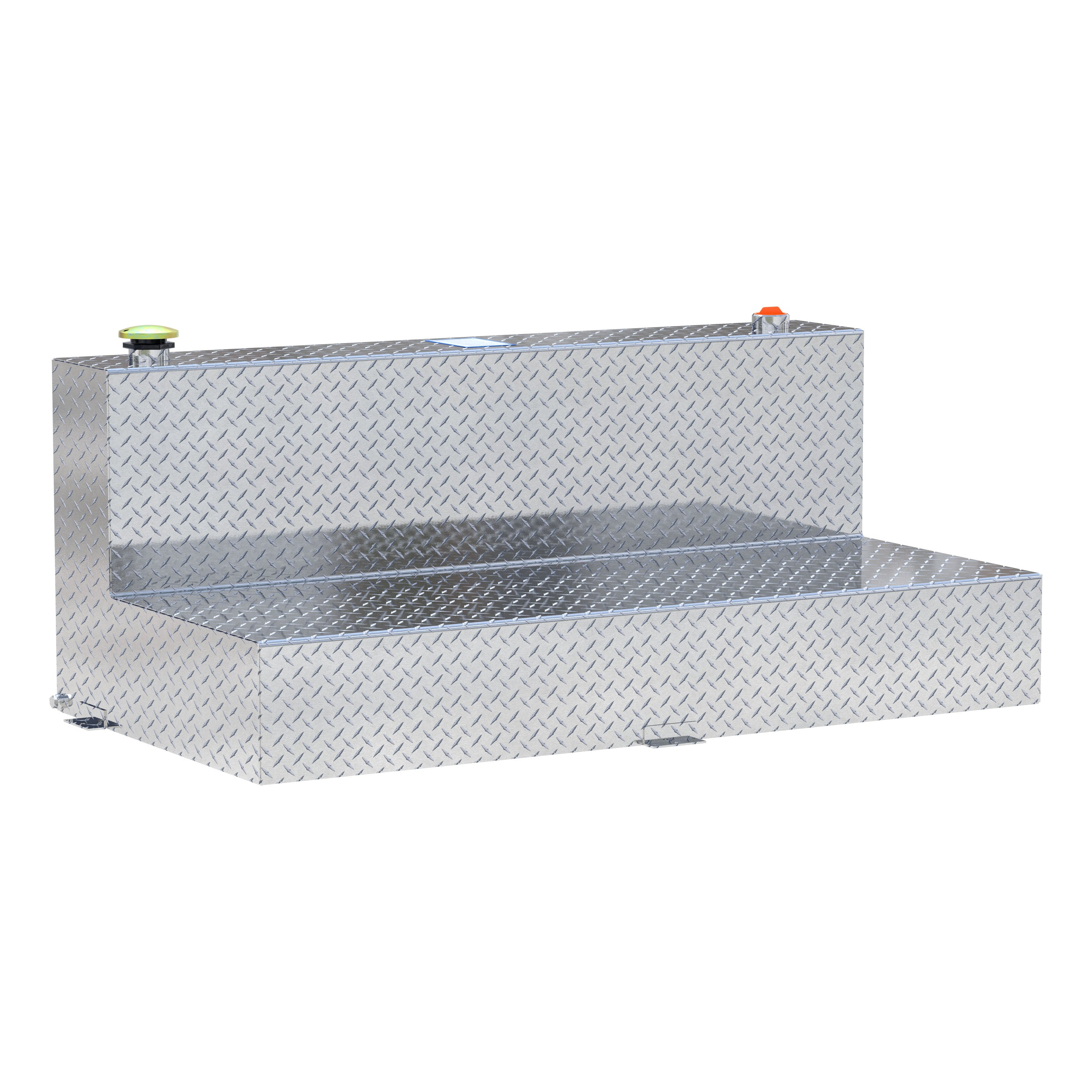 UWS TT-100-L-T-P 100-Gallon L-Shape Bright Aluminum Transfer Tank
