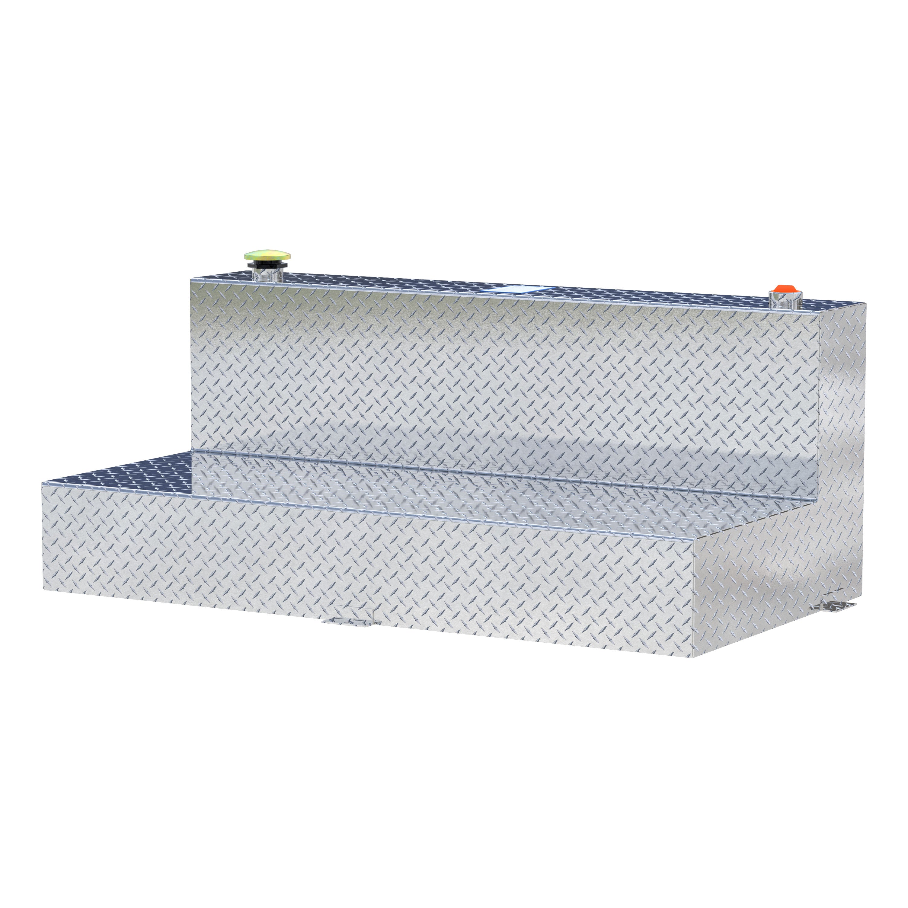 UWS TT-100-L-T-P 100-Gallon L-Shape Bright Aluminum Transfer Tank