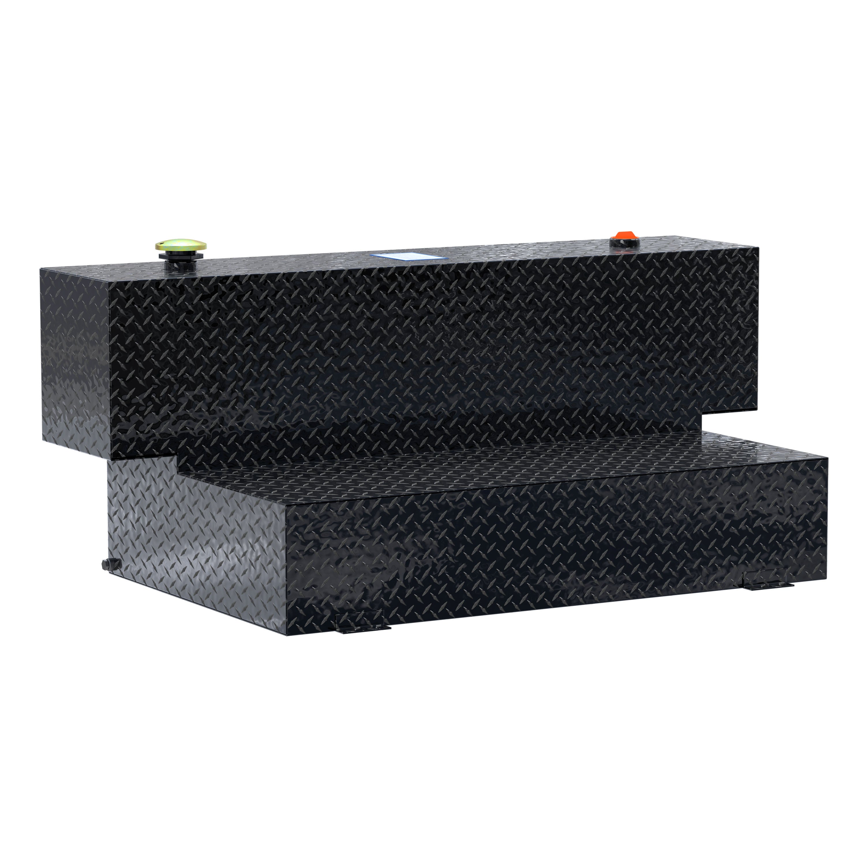 UWS TT-100HH-B Gloss Black Hammerhead-Style 100-Gallon Aluminum L-Shape Transfer Tank