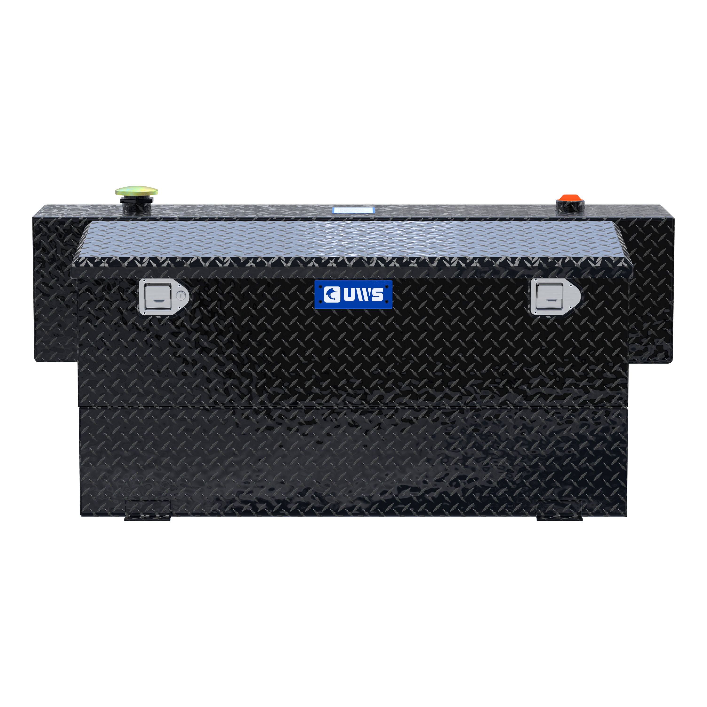 UWS TT-100HH-CB-B Gloss Black Hammerhead-Style 100-Gallon Aluminum Combo Transfer Tank