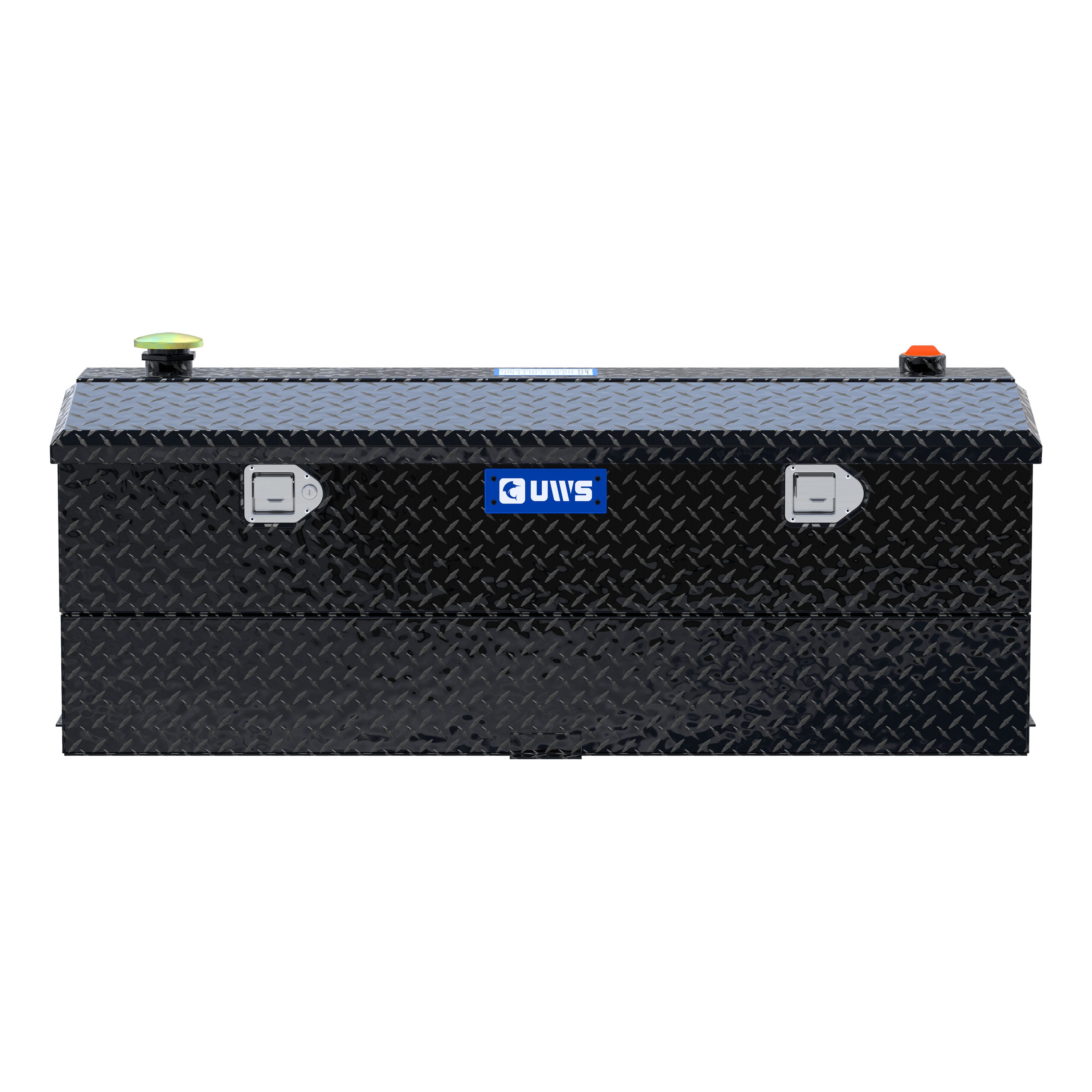 UWS TT-45-COMBO-BLK Gloss Black 45-Gallon Combo Aluminum Transfer Tank