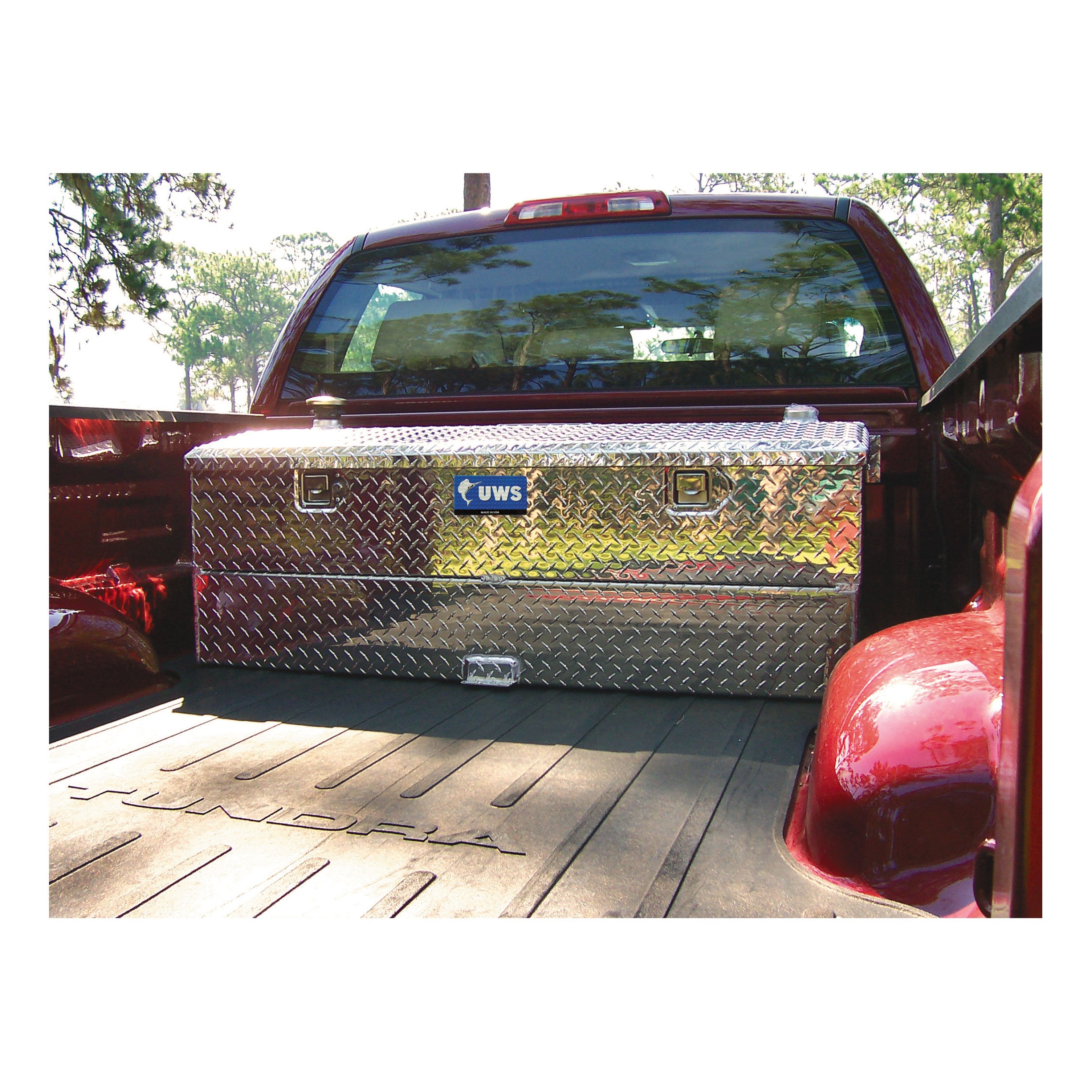 UWS TT-45-COMBO 45-Gallon Combo Bright Aluminum Transfer Tank