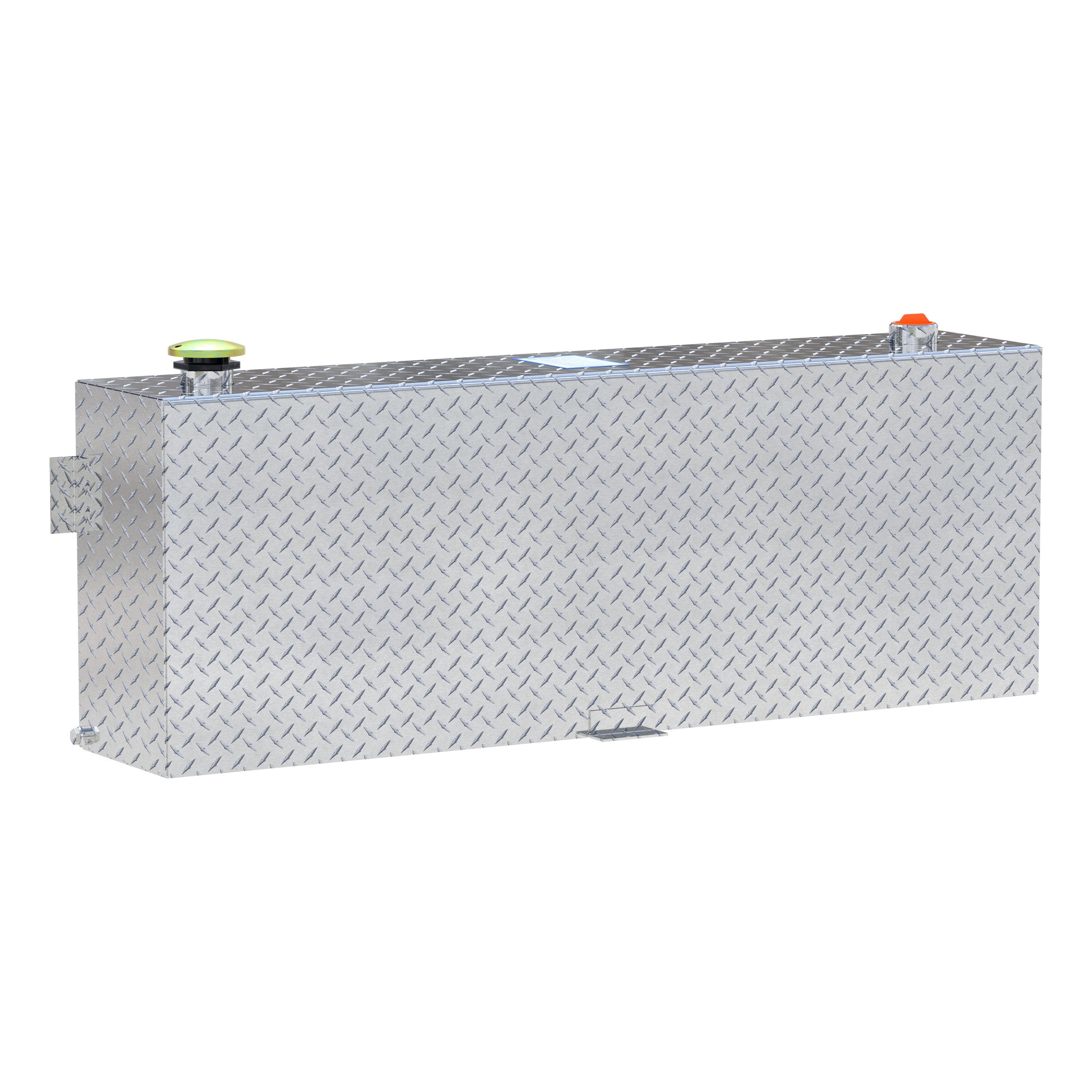 UWS TT-45-R-T-P 45-Gallon Rectangle Bright Aluminum Transfer Tank