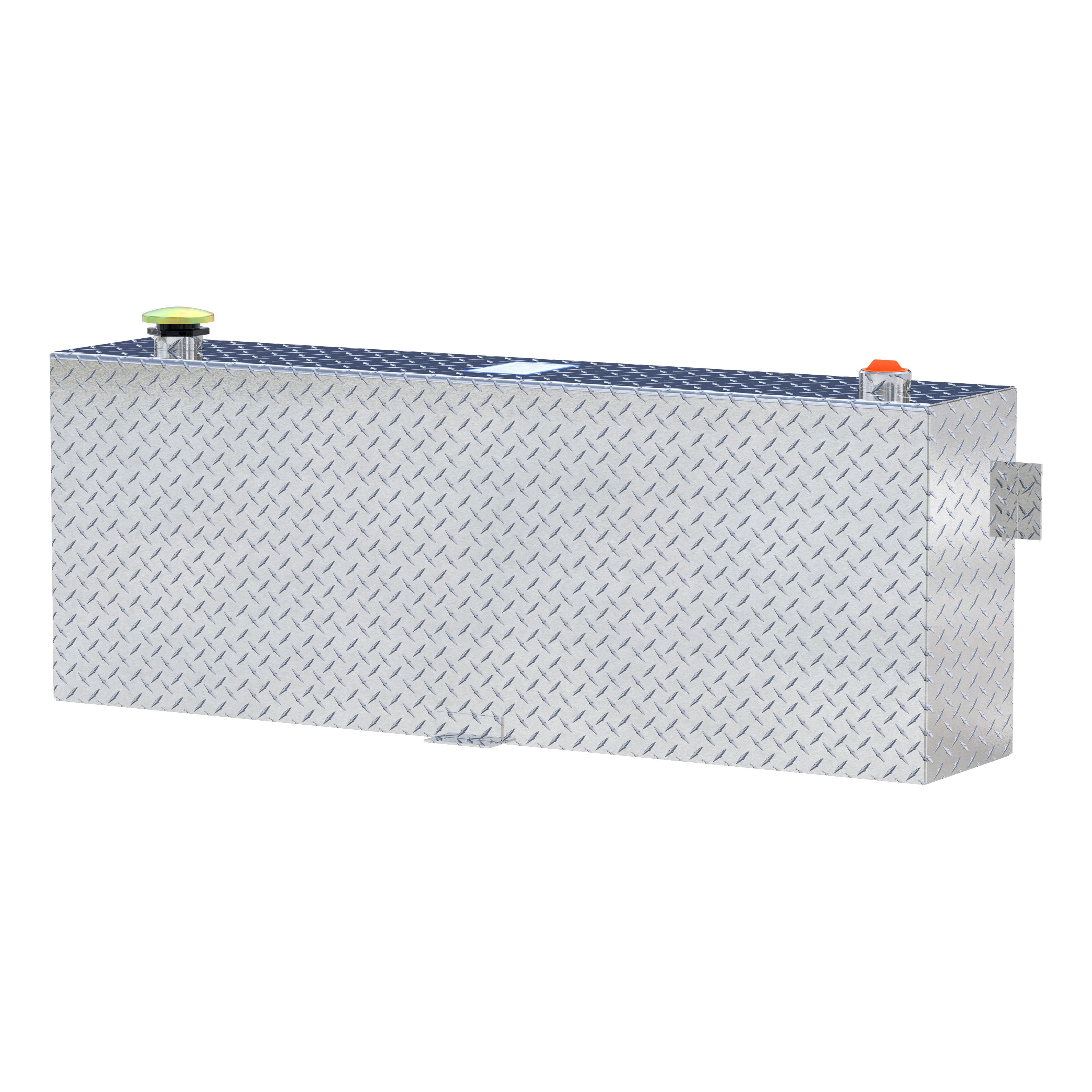 UWS TT-45-R-T-P 45-Gallon Rectangle Bright Aluminum Transfer Tank