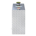 UWS TT-45-R-T-P 45-Gallon Rectangle Bright Aluminum Transfer Tank